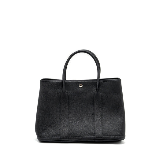 Hermes Garden Party 36 Negonda Black SHW Stamp D