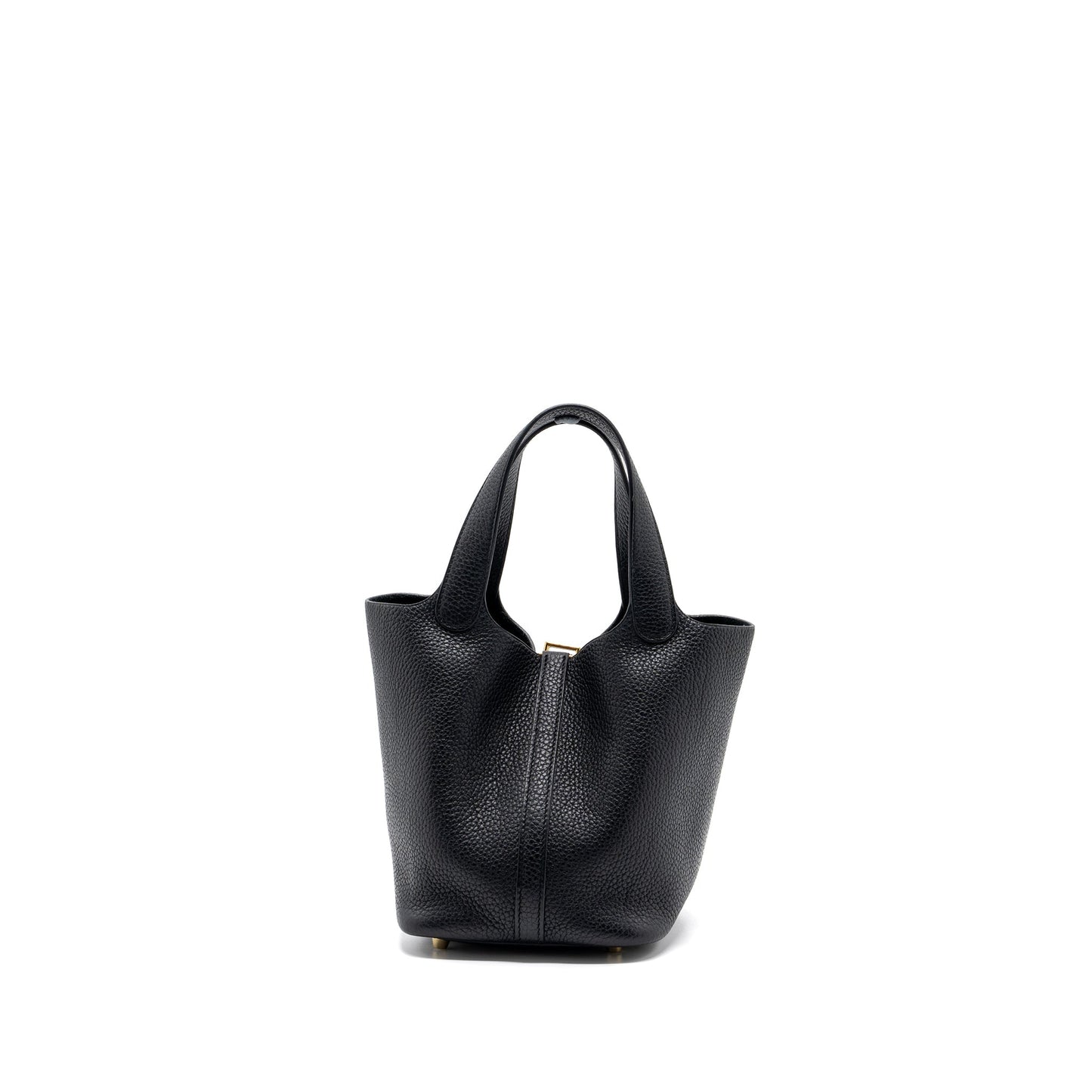 Hermes picotin 18 lock bag clemence black GHW stamp D