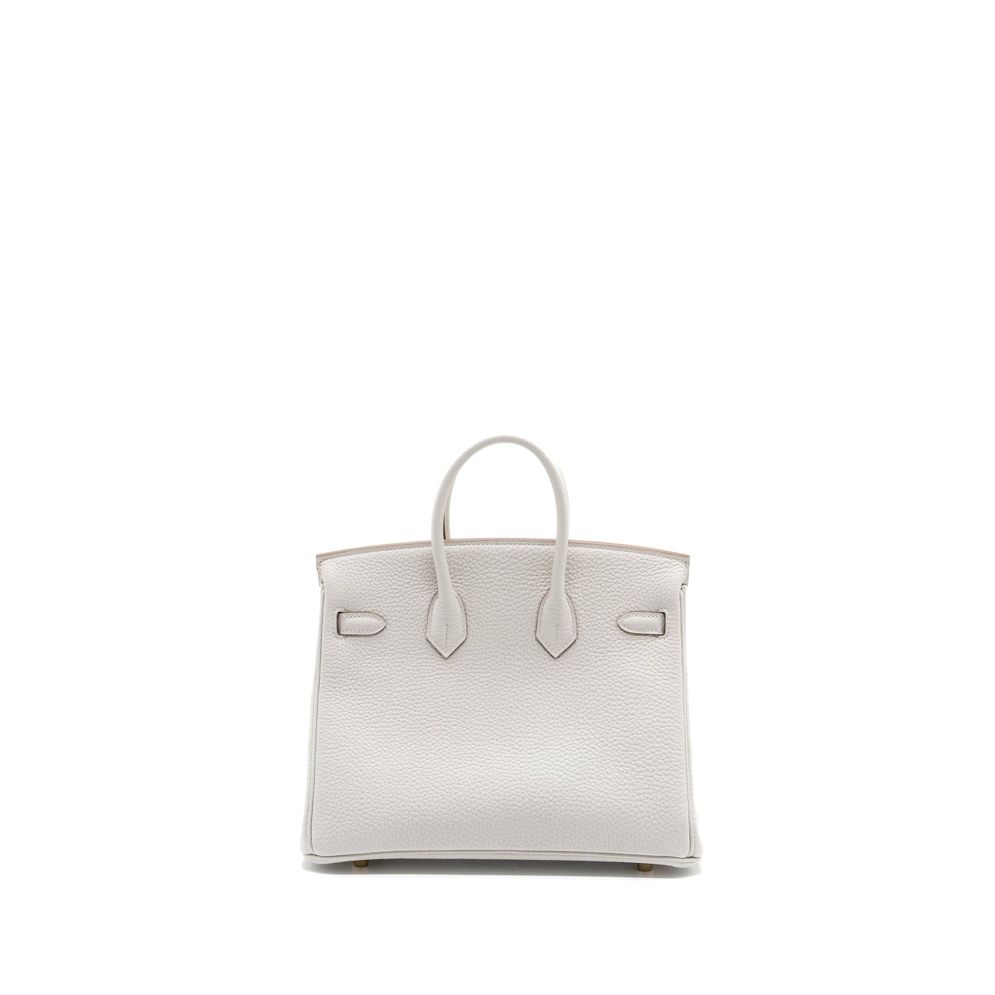 Hermes Birkin 25 Togo M4 Gris Pale GHW Stamp B