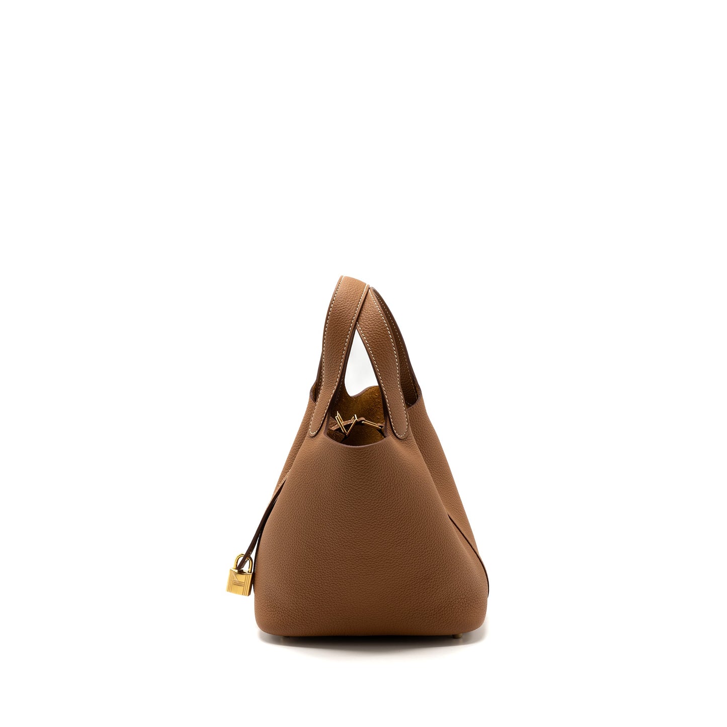 Hermes Picotin 18 Lock Bag Taurillon Maurice Gold GHW Stamp U