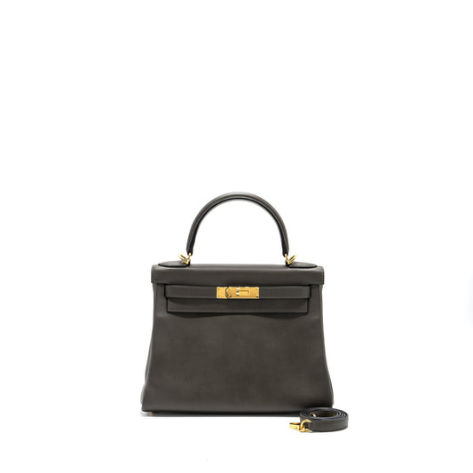 Hermes kelly 28 evercolor vert de gris GHW stamp Z