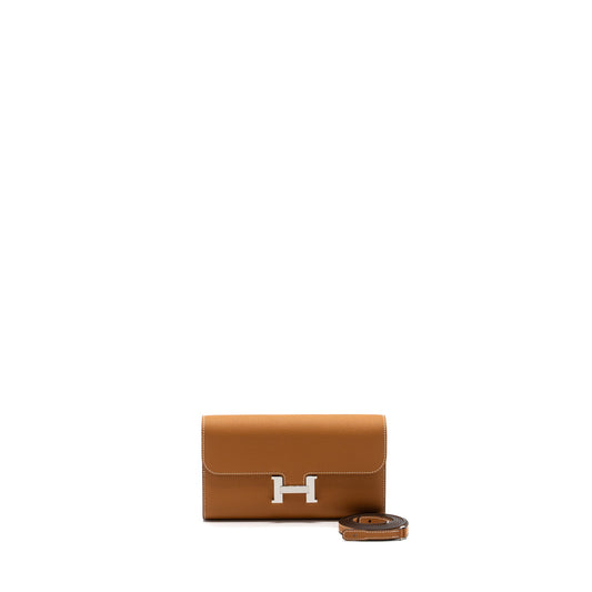 Hermes Constance to go epsom toffee SHW stamp B