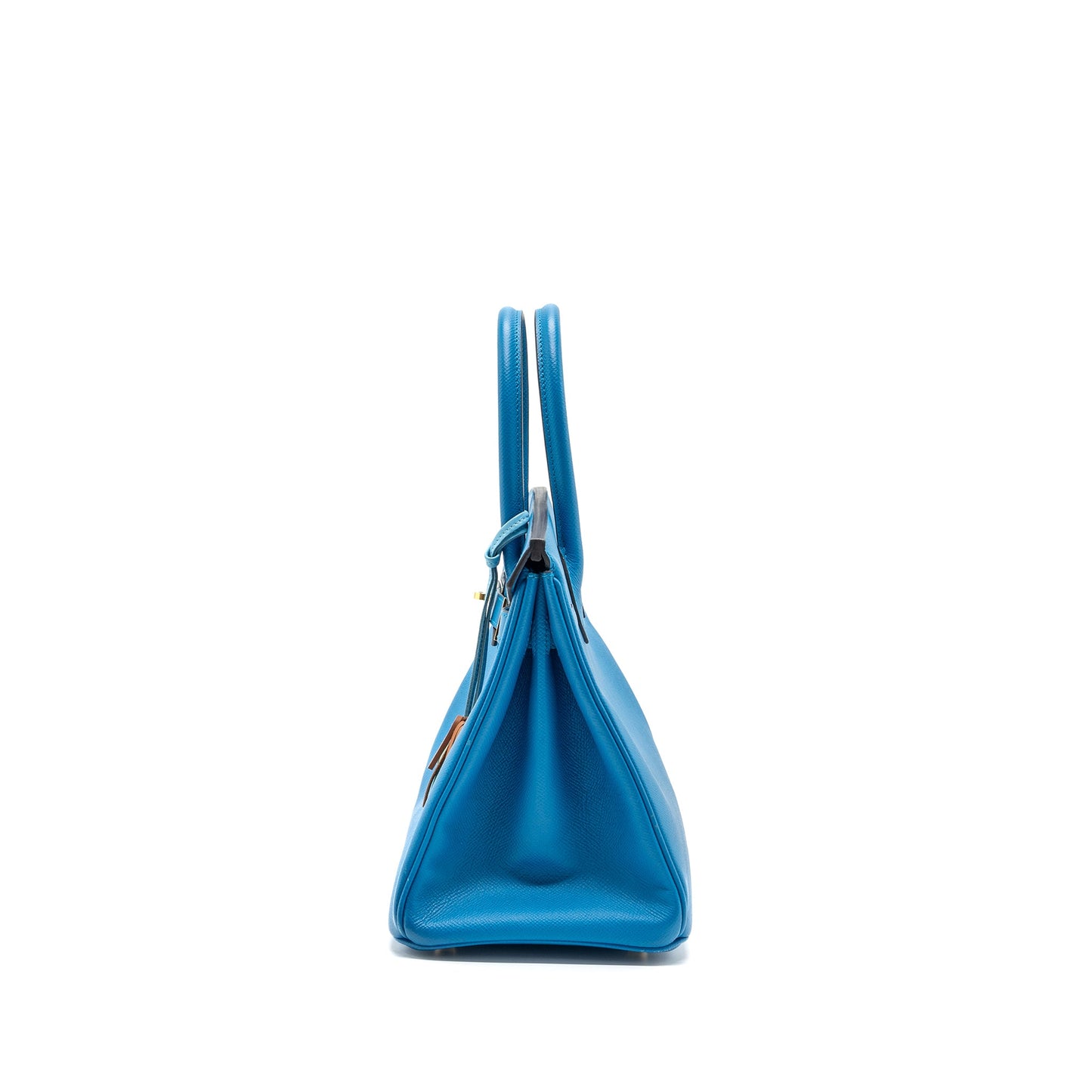 Hermes birkin 30 epsom blue GHW stamp A