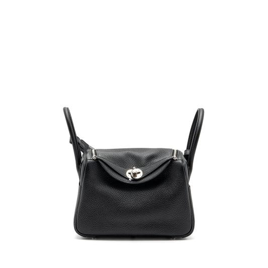Hermes Lindy 26 Clemence Black SHW Stamp B