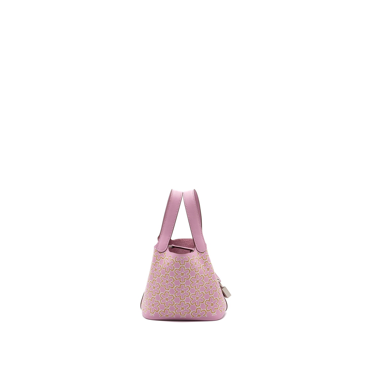 Hermes lucky daisy micro picotin 14 lock bag swift mauve sylvestre SHW stamp U
