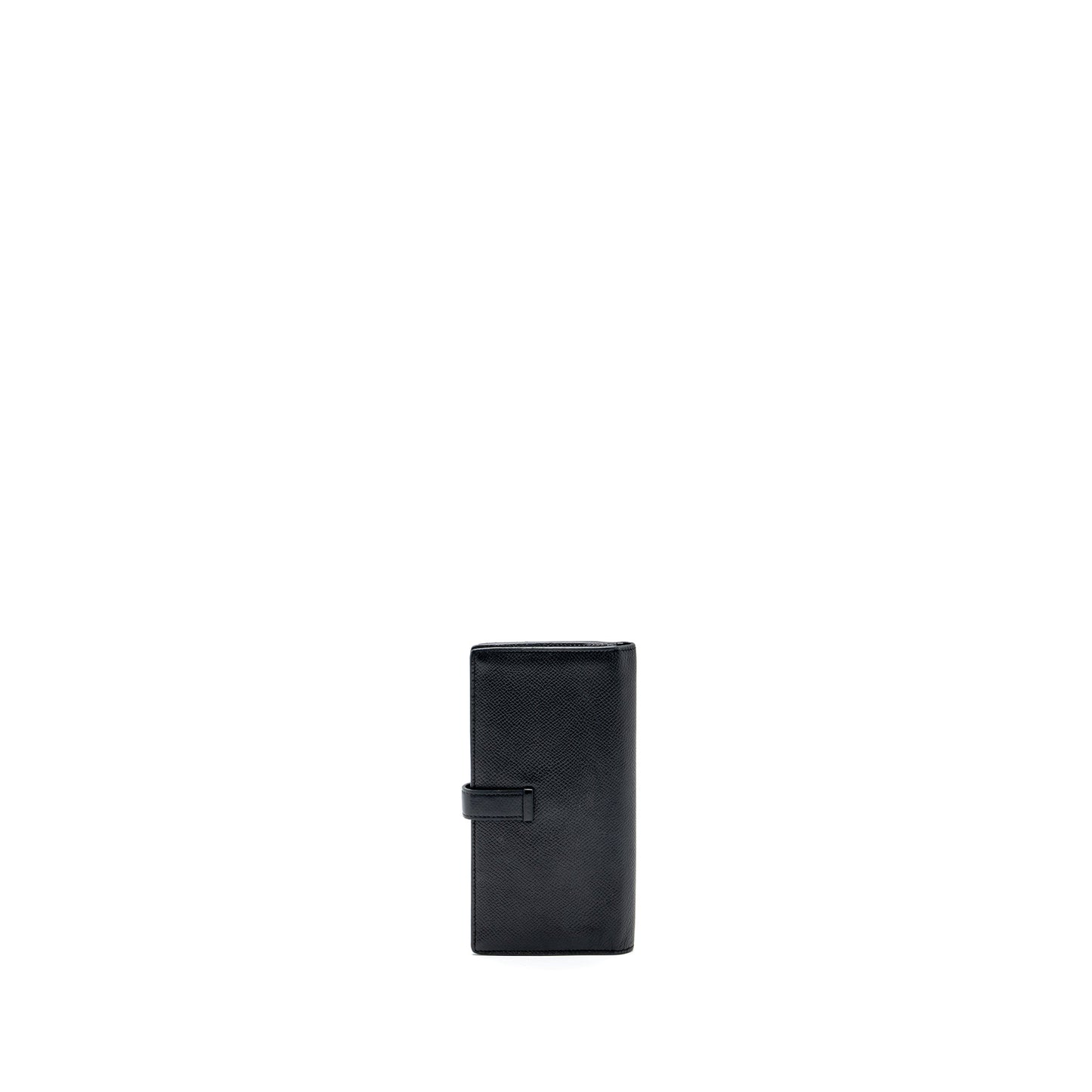 Hermes bearn wallet epsom black SHW stamp square o