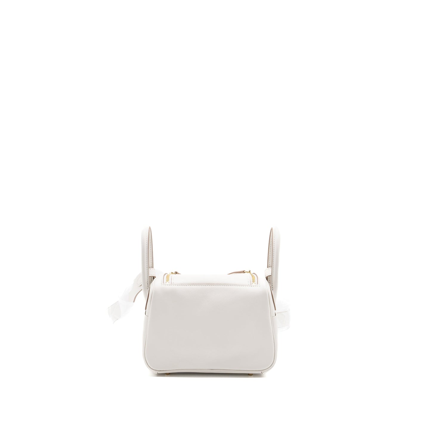 hermes mini lindy swift gris pale / gris Meyer GHW stamp B