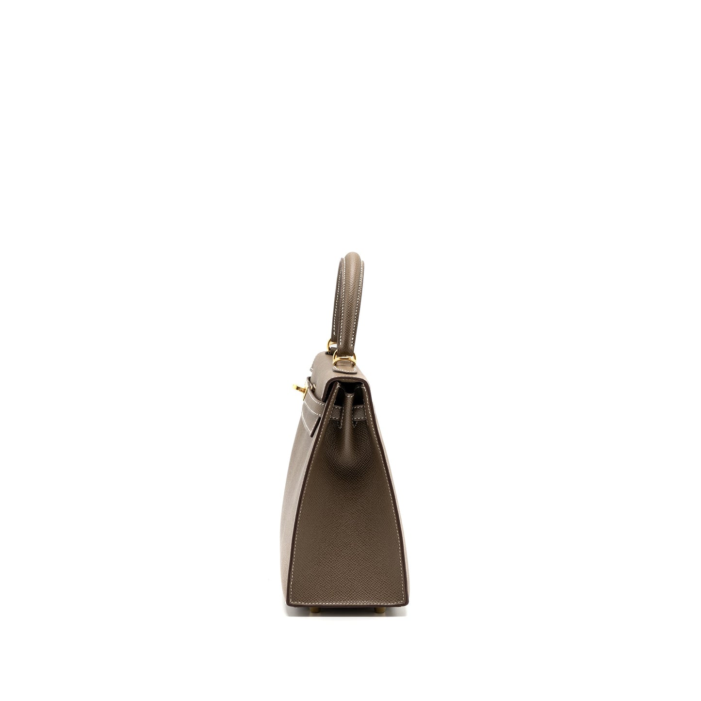 Hermes Kelly 25 Epsom Etoupe GHW Stamp U