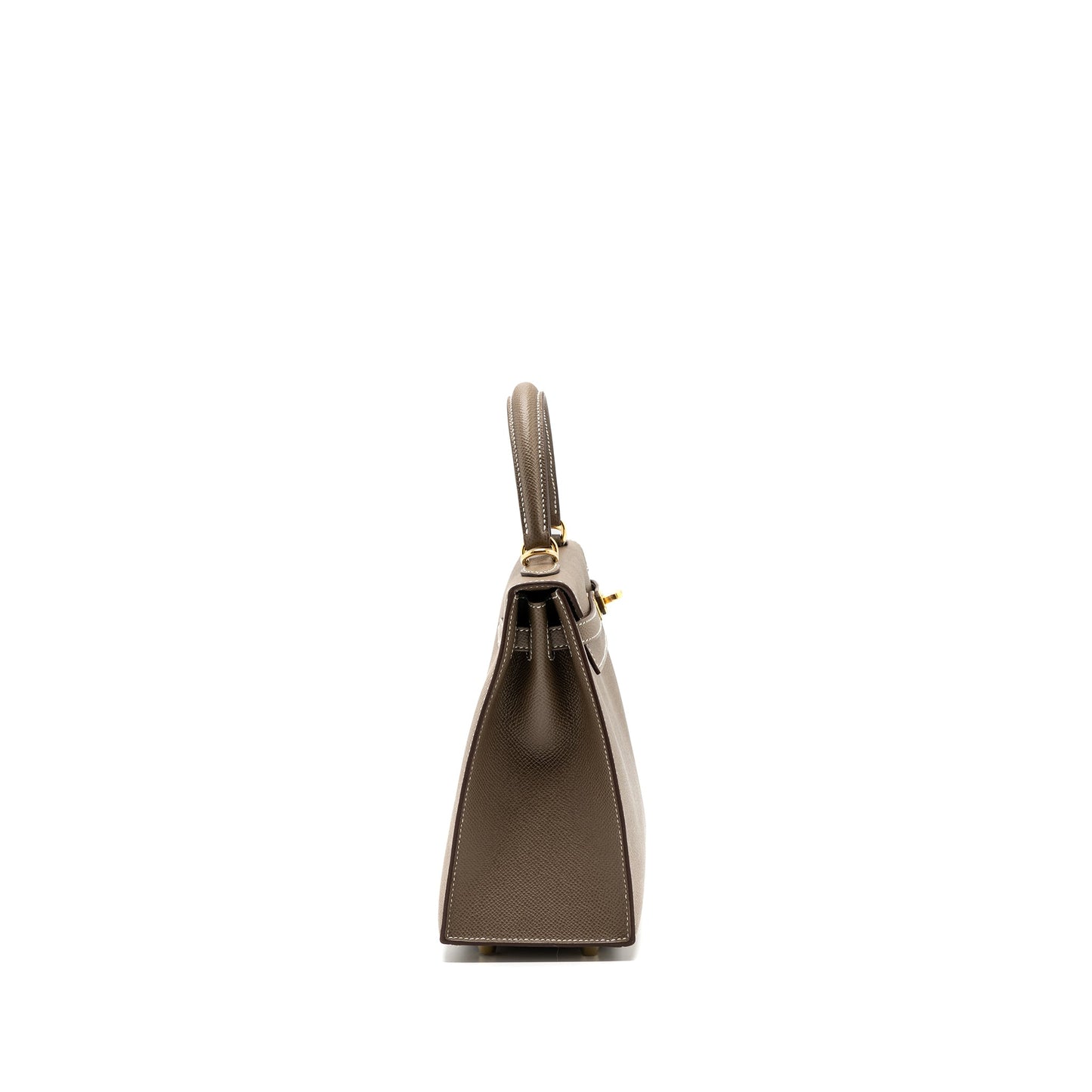 Hermes Kelly 25 Epsom Etoupe GHW Stamp U