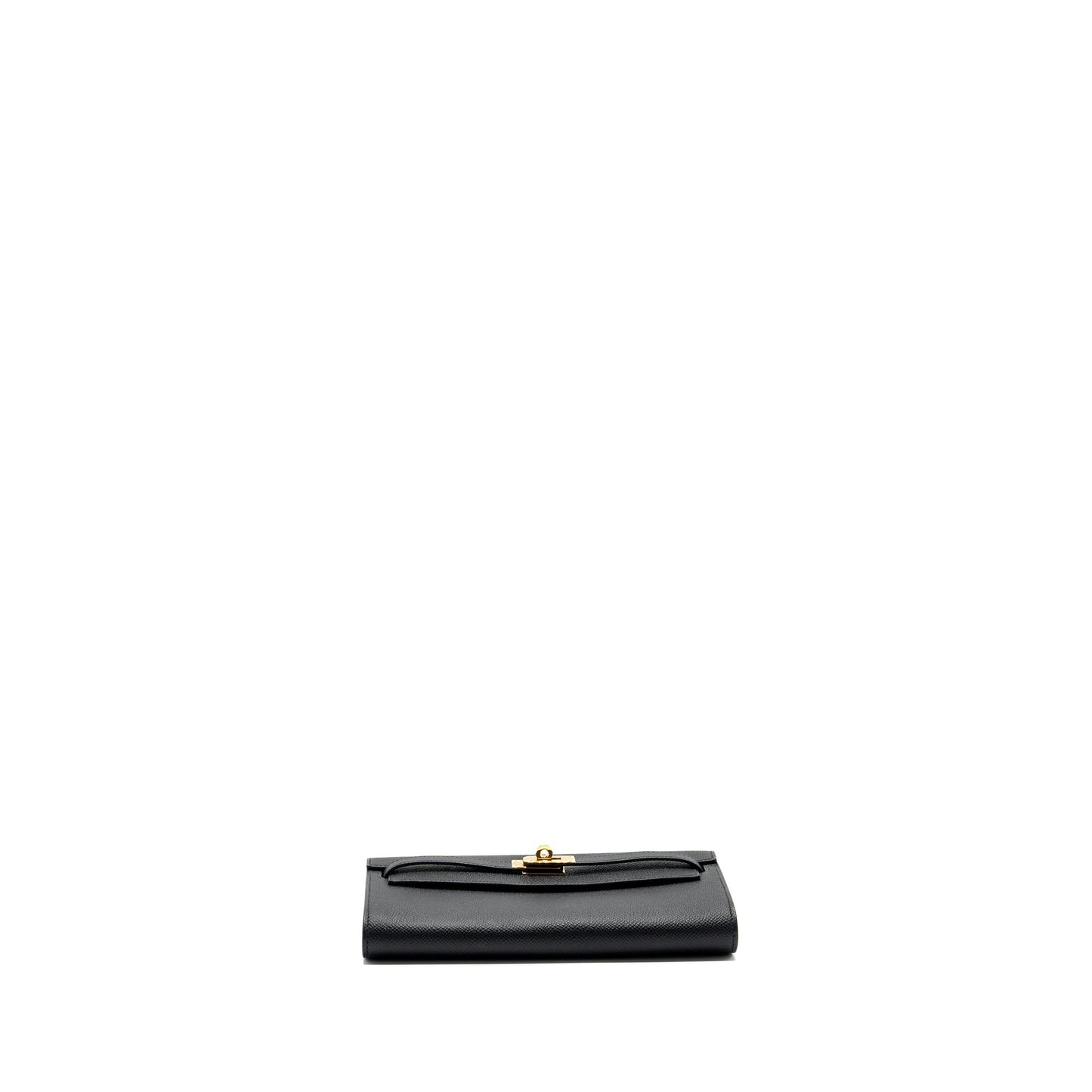Hermes Kelly To Go Epsom Black GHW Stamp U