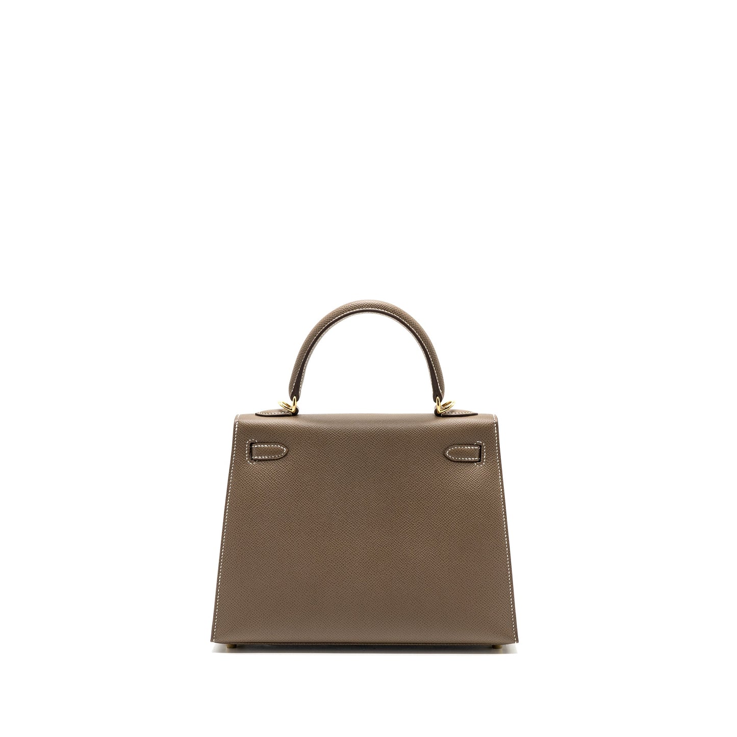 Hermes Kelly 25 Epsom Etoupe GHW Stamp U