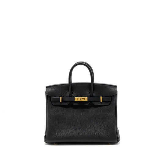 Hermes Birkin 25 Togo Black GHW Stamp Y