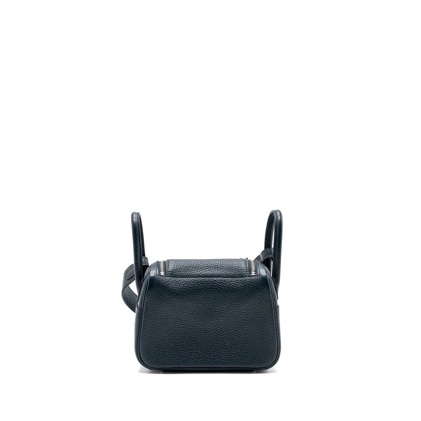 Hermes Mini Lindy Clemence Vert Cypres SHW stamp U