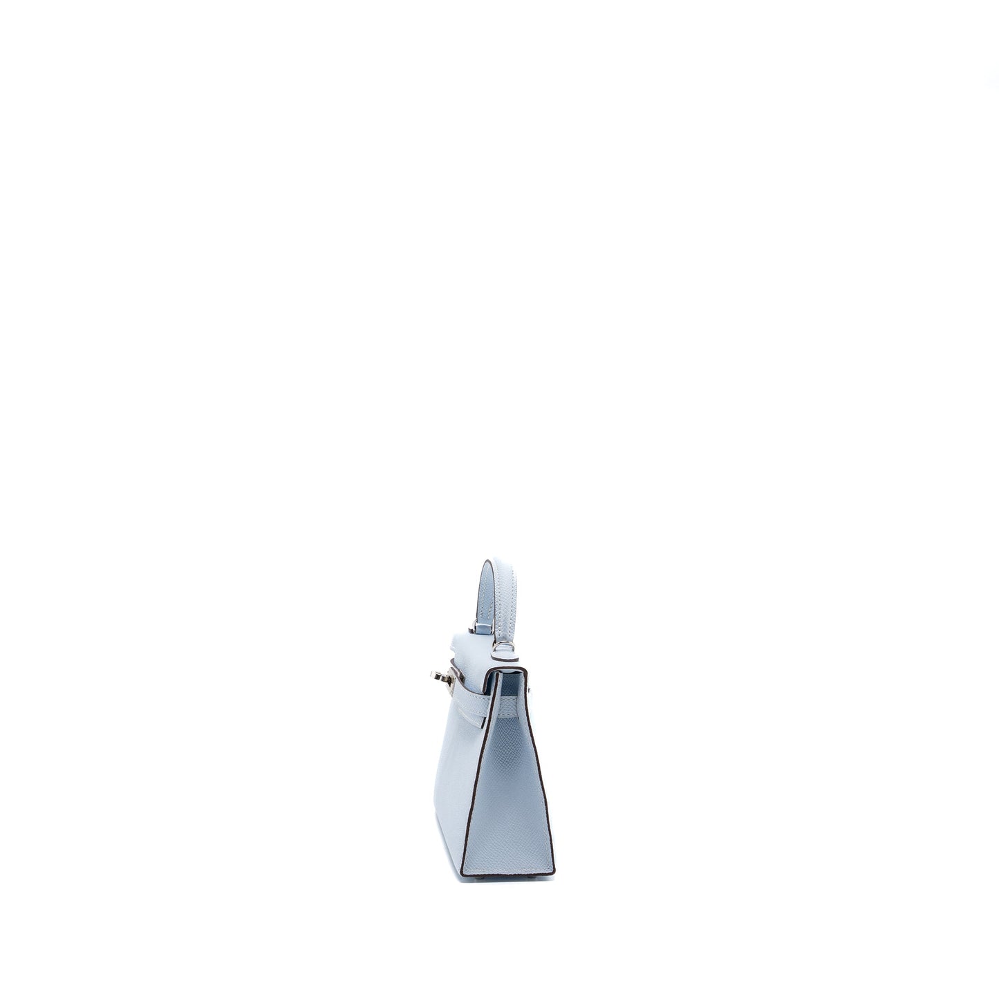 Hermes mini kelly II epsom blue brume SHW stamp Y