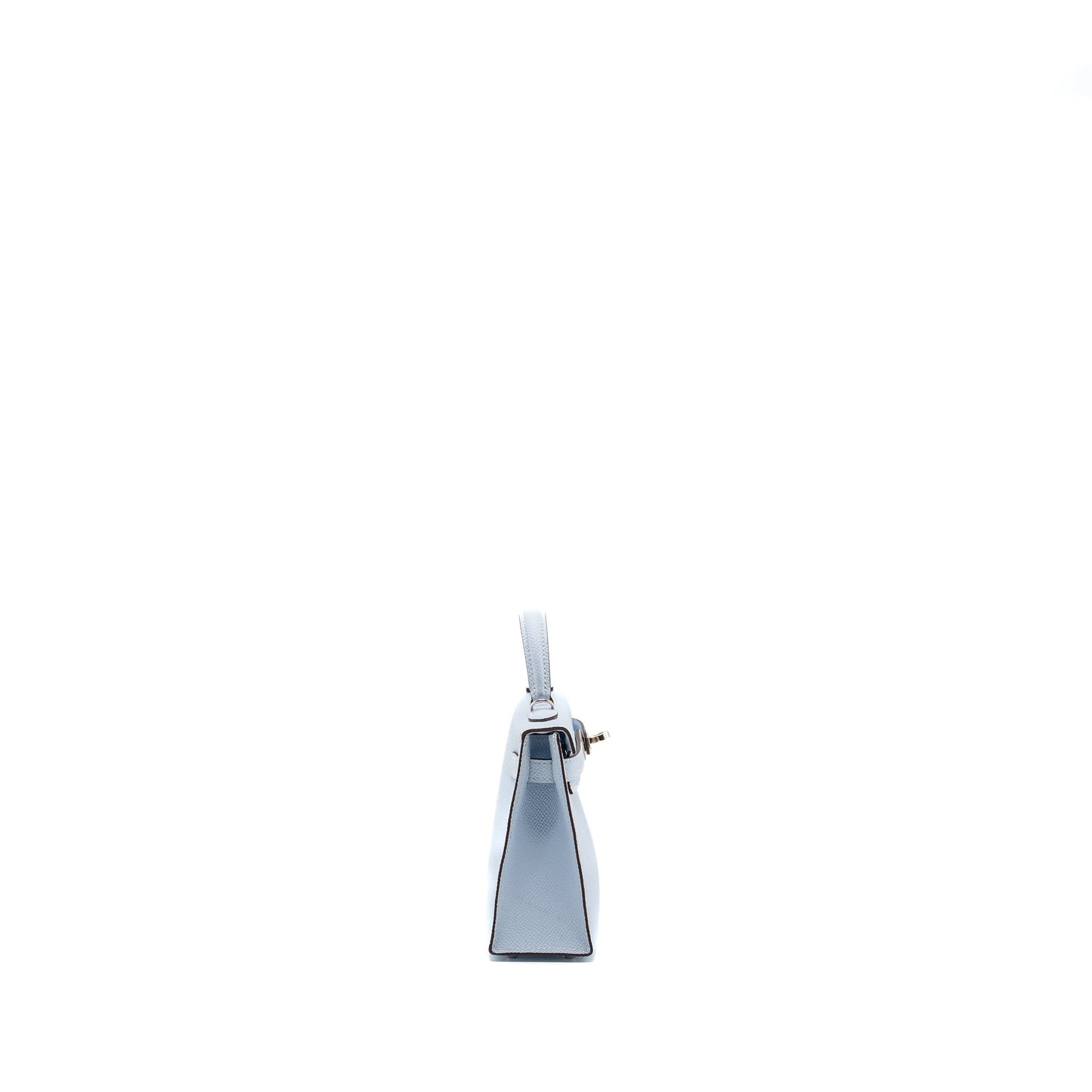 Hermes mini kelly II epsom blue brume SHW stamp Y