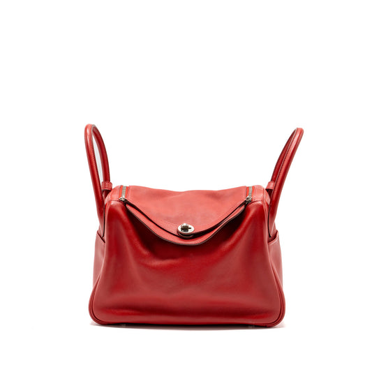 Hermes lindy 30 swift red SHW stamp X