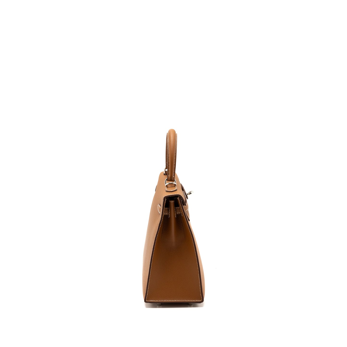Hermes Kelly 25 Epsom Gold SHW Stamp D