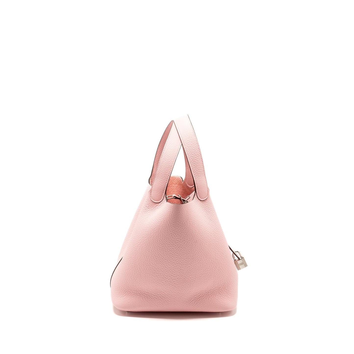 Hermes picotin 22 lock bag Clemence rose sakura SHW stamp B