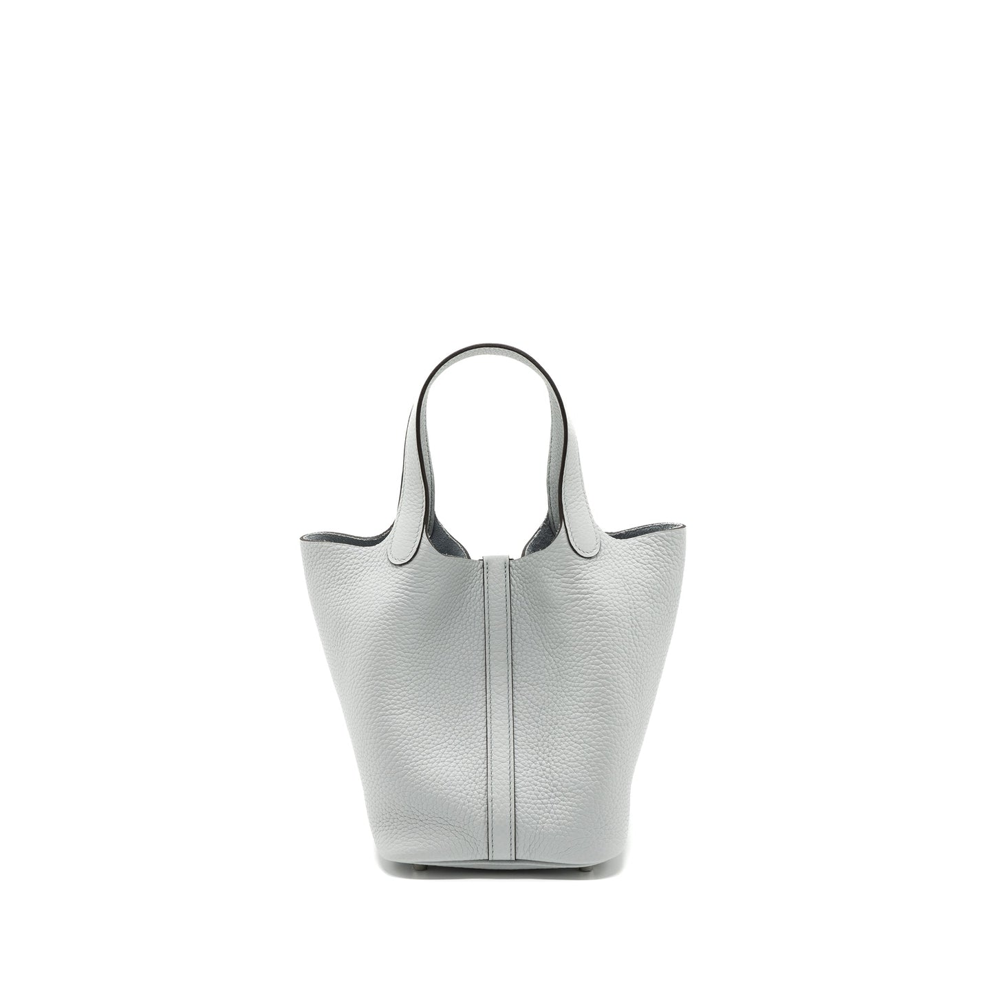 Hermes picotin 18 lock bag clemence blue pale SHW stamp Z