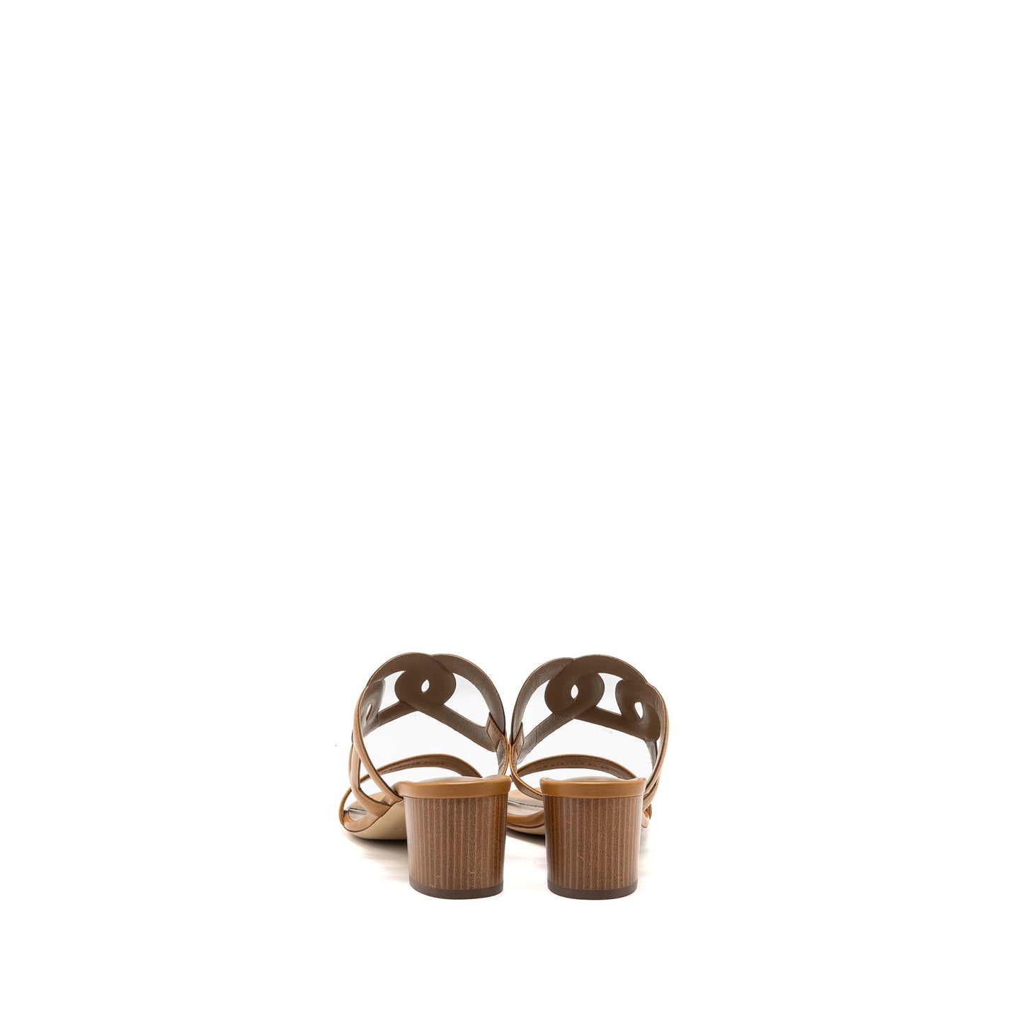 Hermes size 38.5 Bikini sandal Nappa leather beige dore