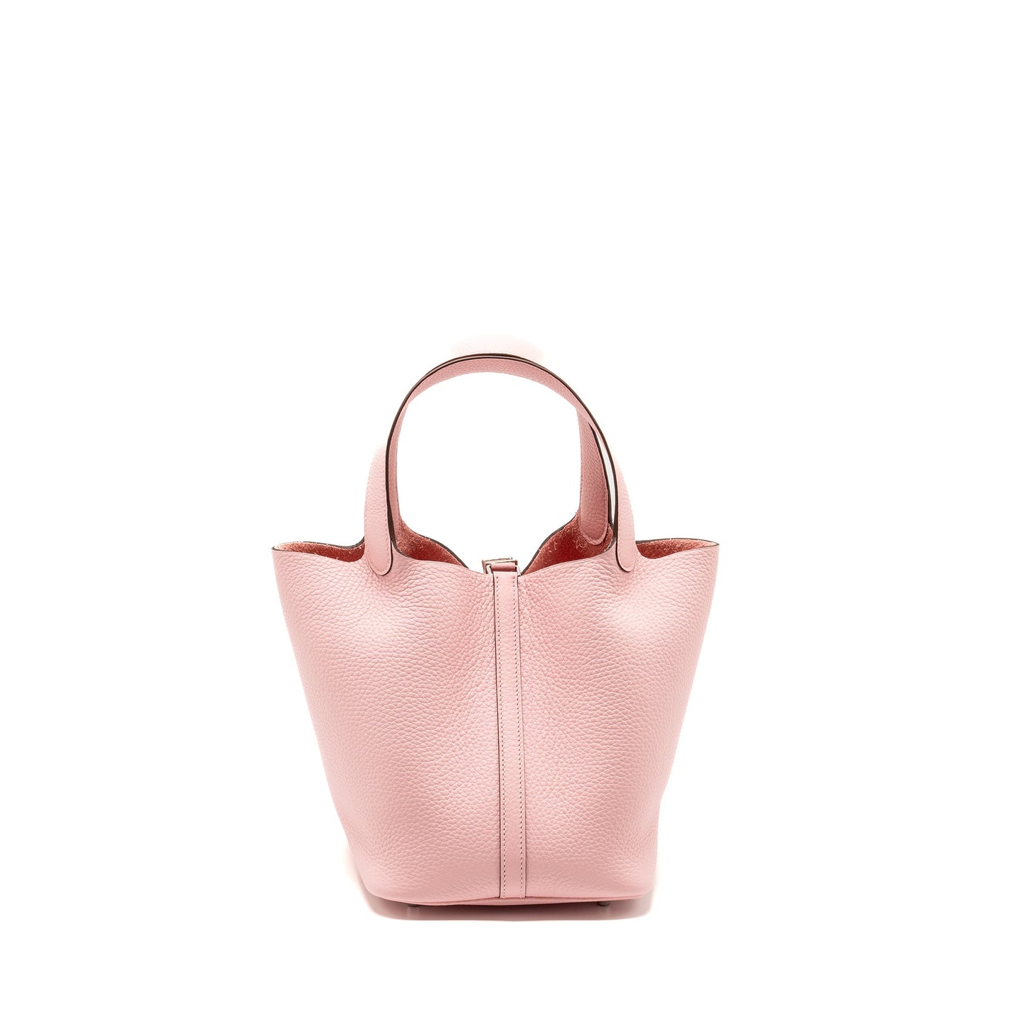 Hermes picotin 22 lock bag Clemence rose sakura SHW stamp B
