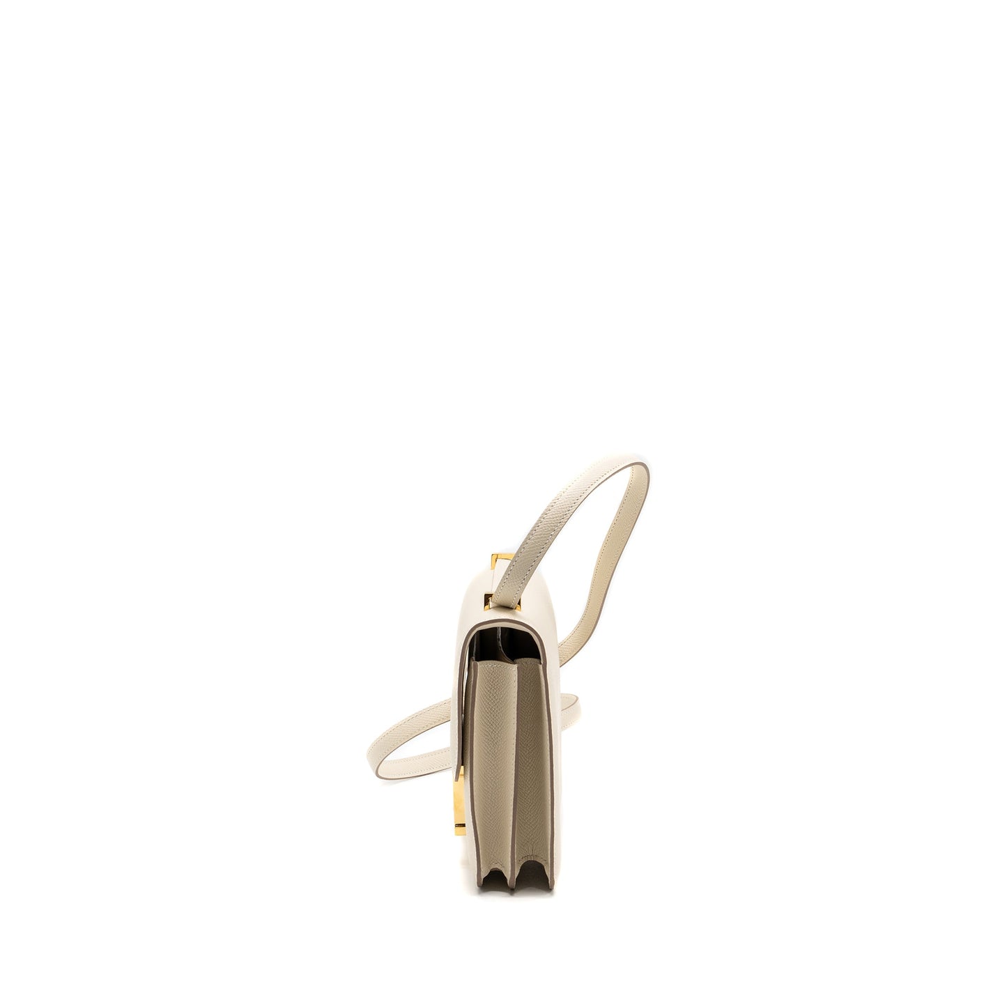 Hermes mini constance Epsom Craie GHW Stamp B