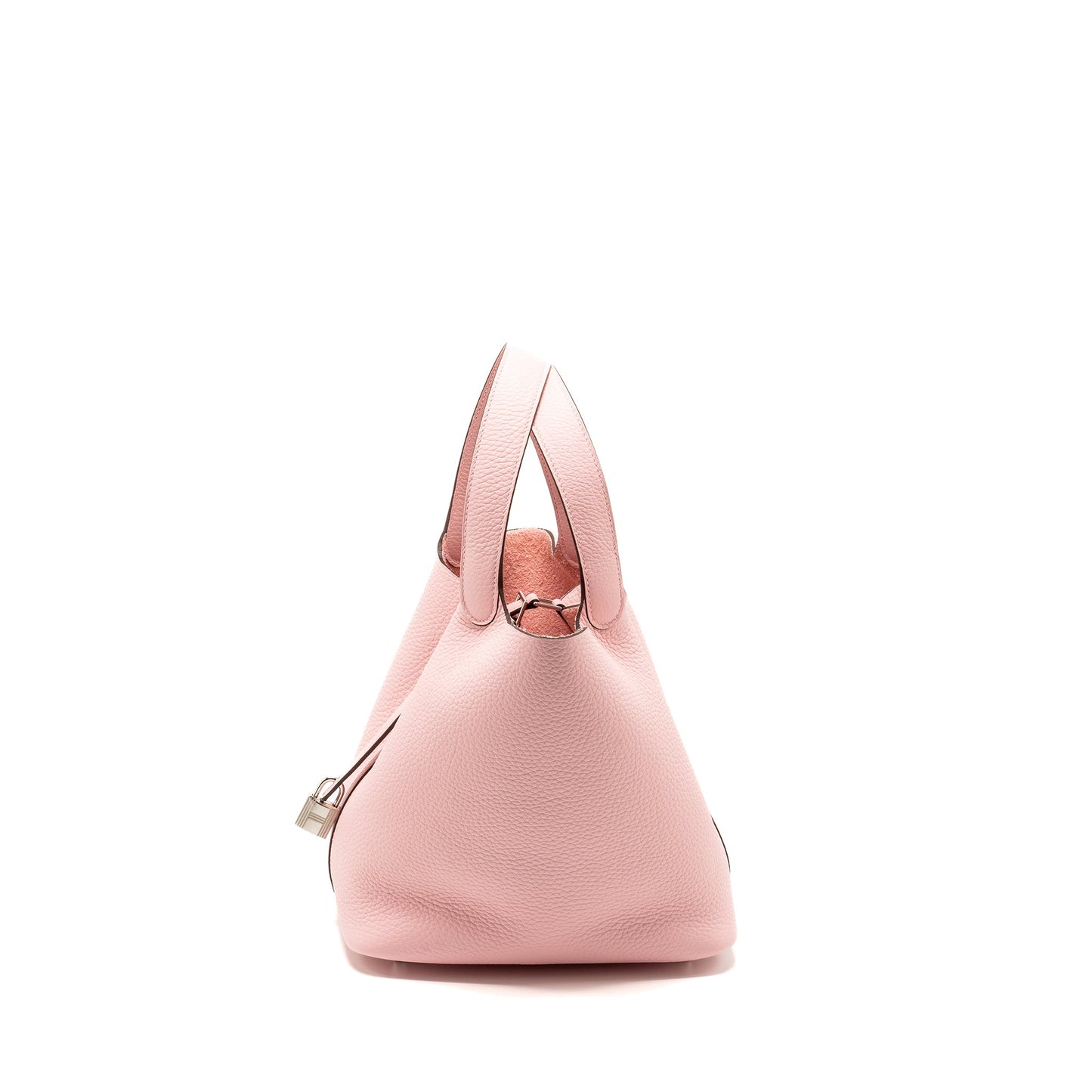 Hermes picotin 22 lock bag Clemence rose sakura SHW stamp B