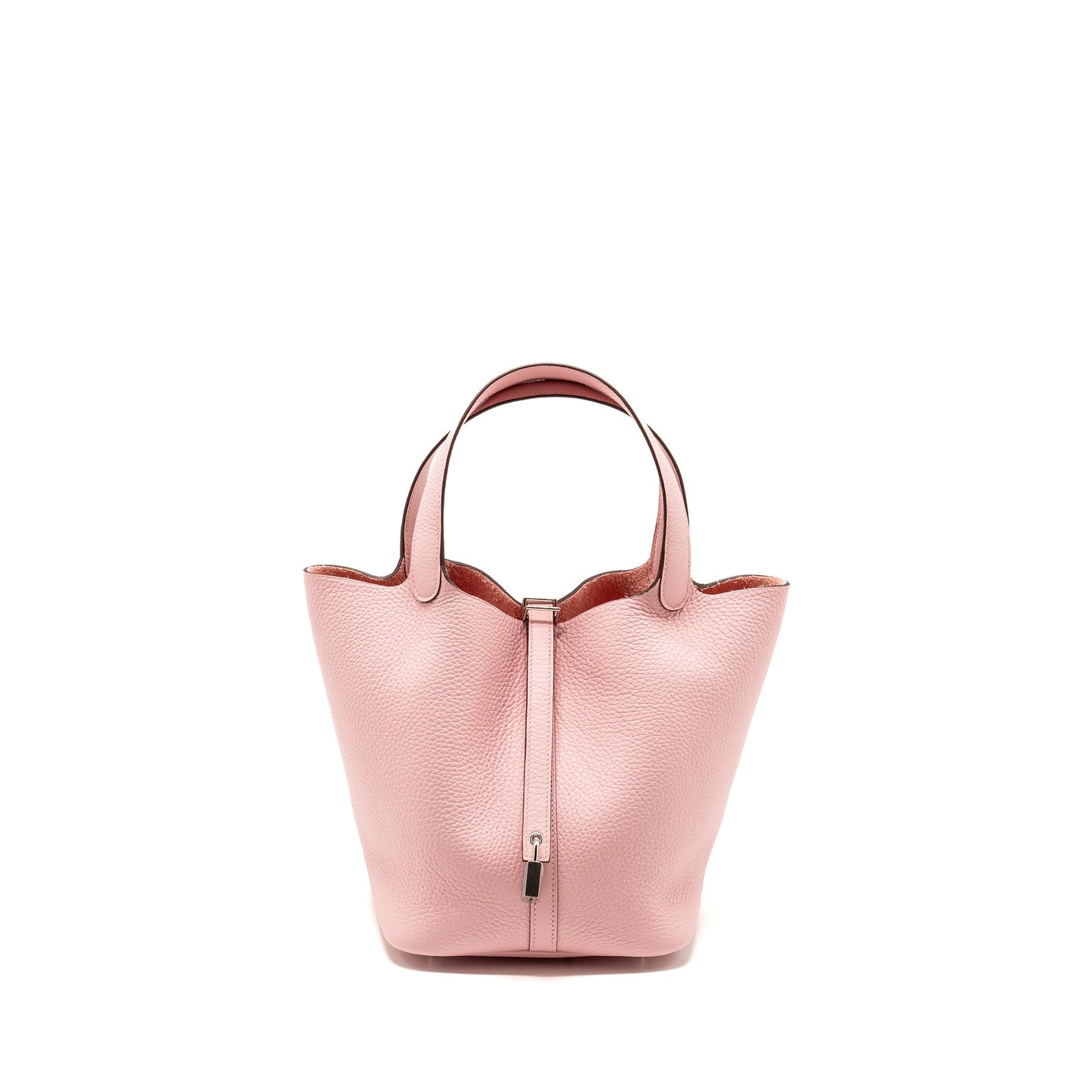 Hermes picotin 22 lock bag Clemence rose sakura SHW stamp B