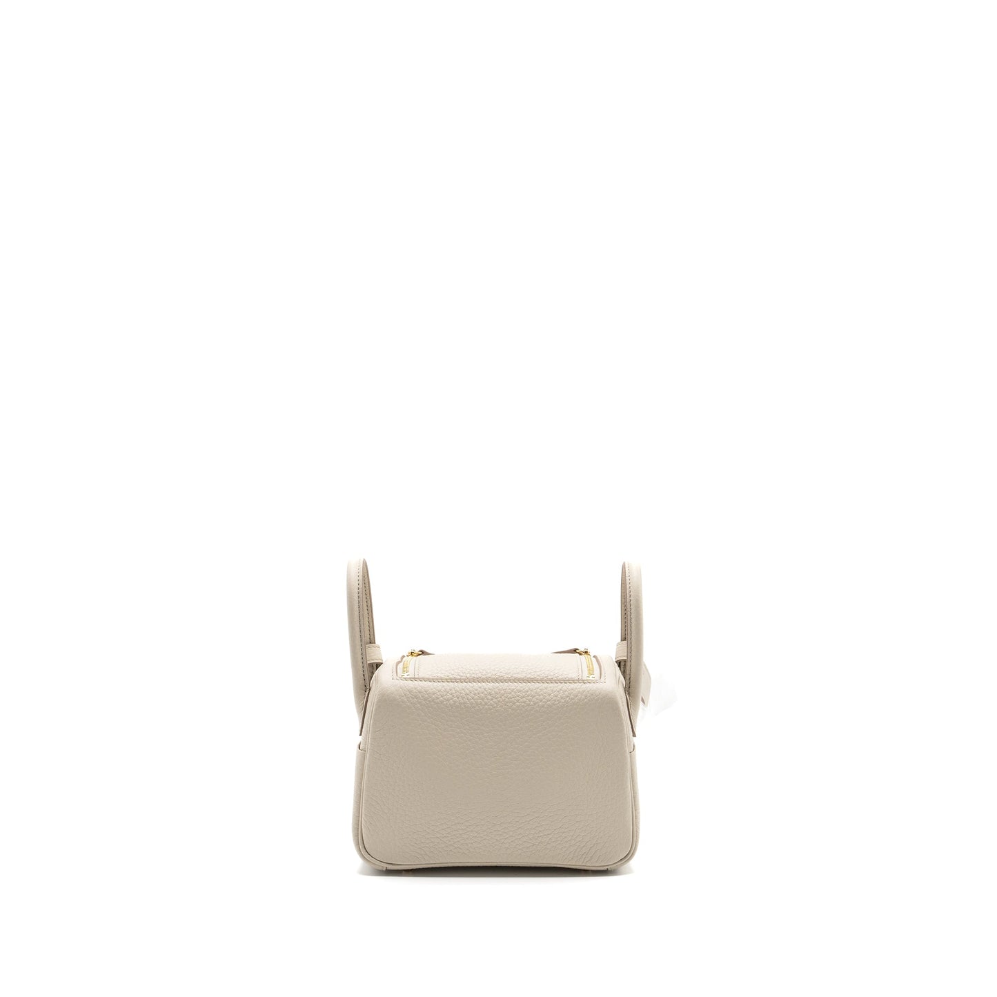 Hermes mini lindy clemence 8L beton GHW stamp U