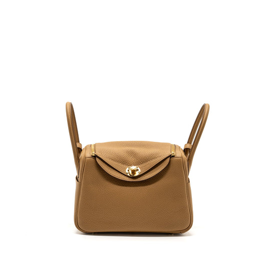 Hermes Lindy 26 Clemence Biscuit GHW Stamp B