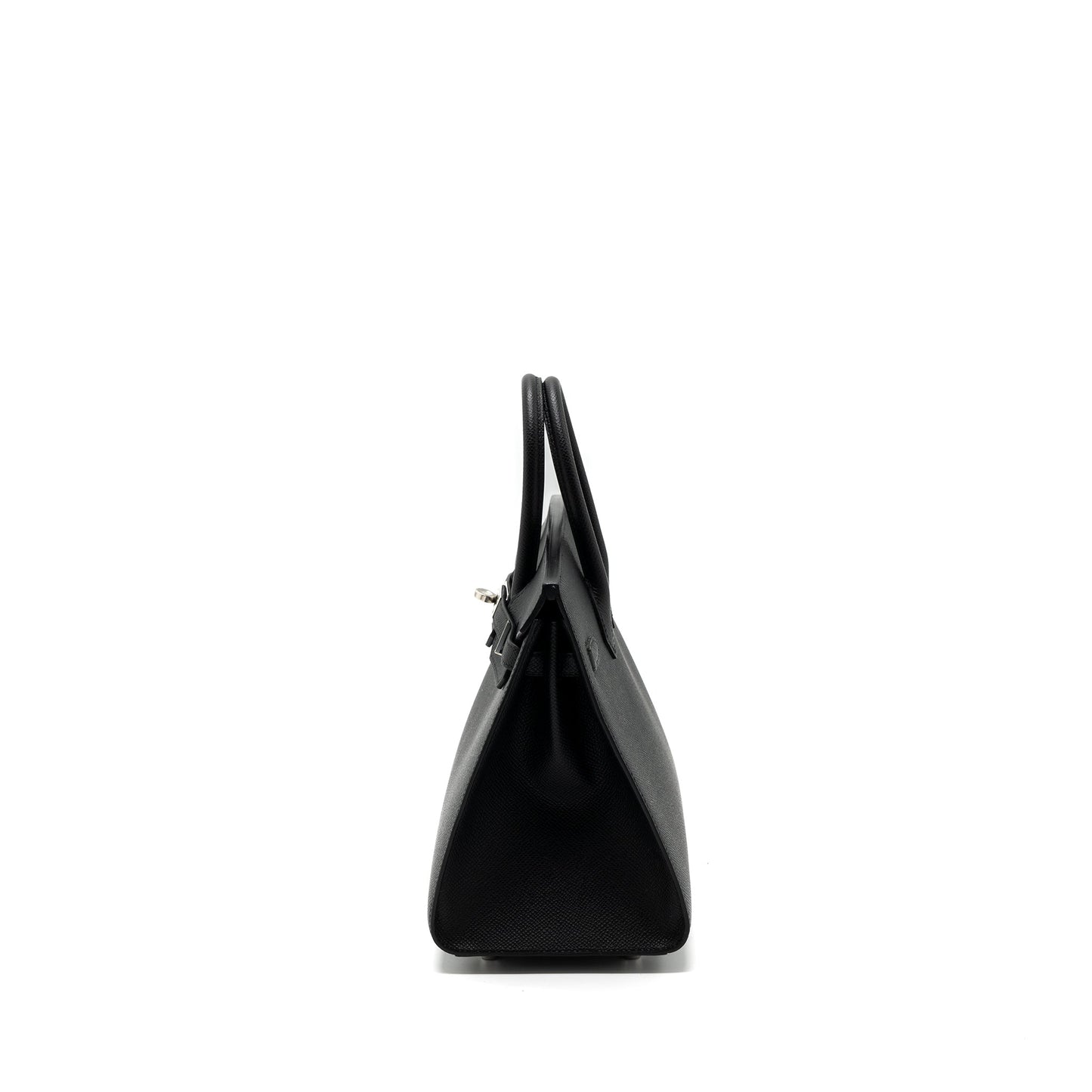 Hermes Birkin 25 Epsom Black SHW Stamp U