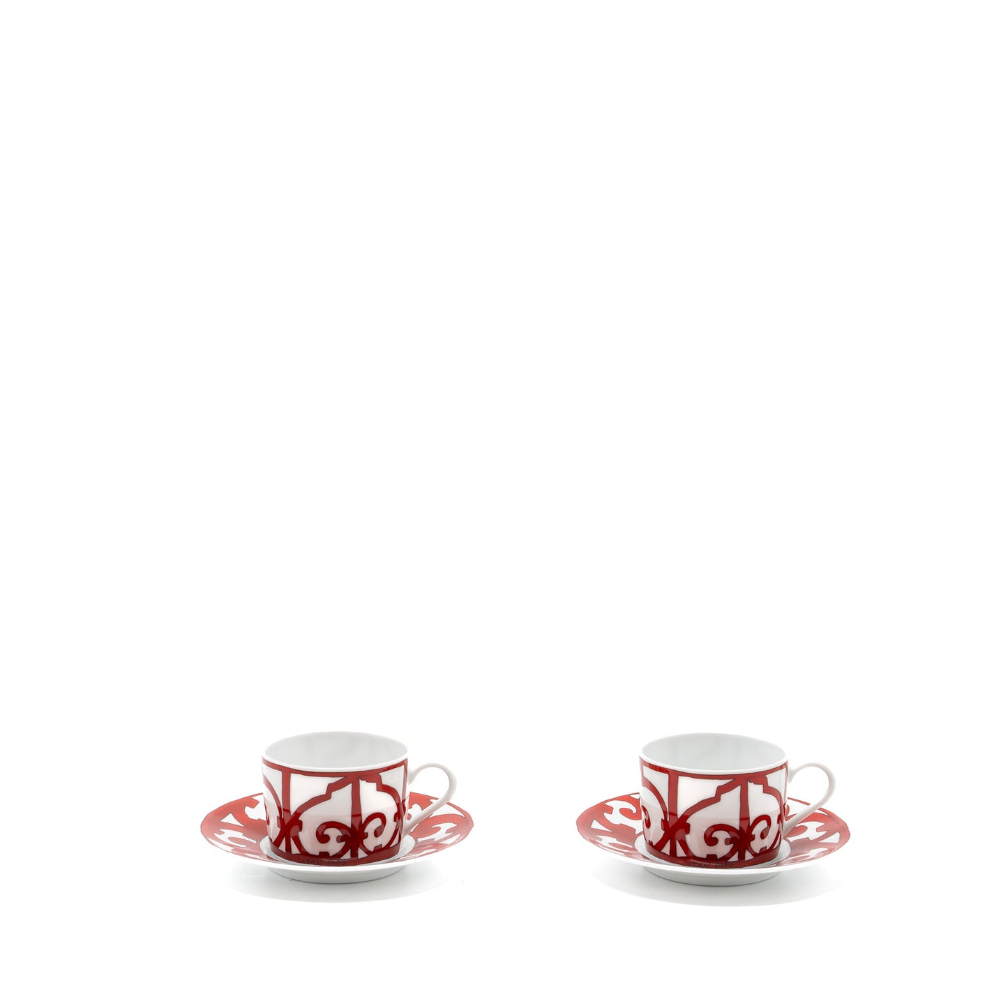 Hermes Balcon Du Guadalquivir tea cup and saucer (2 sets)