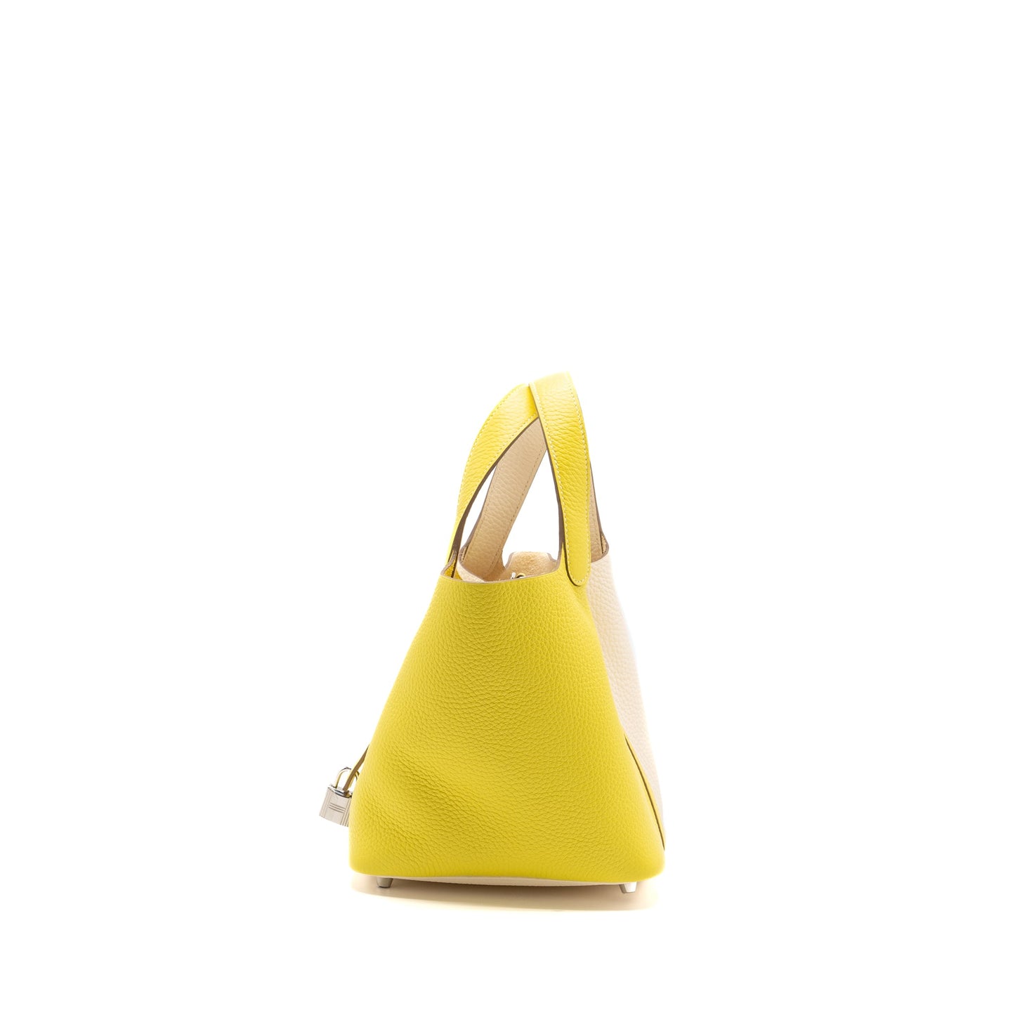 Hermes Picotin 18 Clemence Lime/Nata SHW Stamp Y