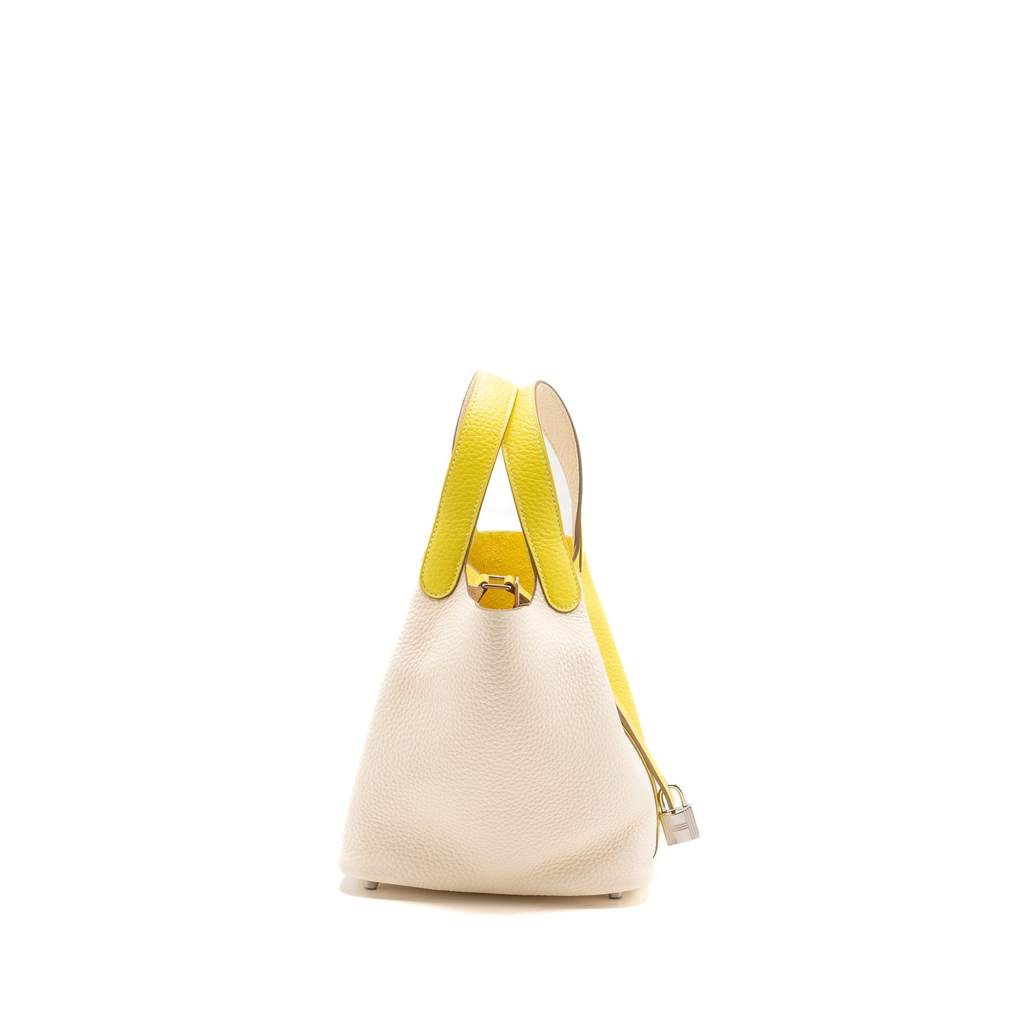 Hermes Picotin 18 Clemence Lime/Nata SHW Stamp Y