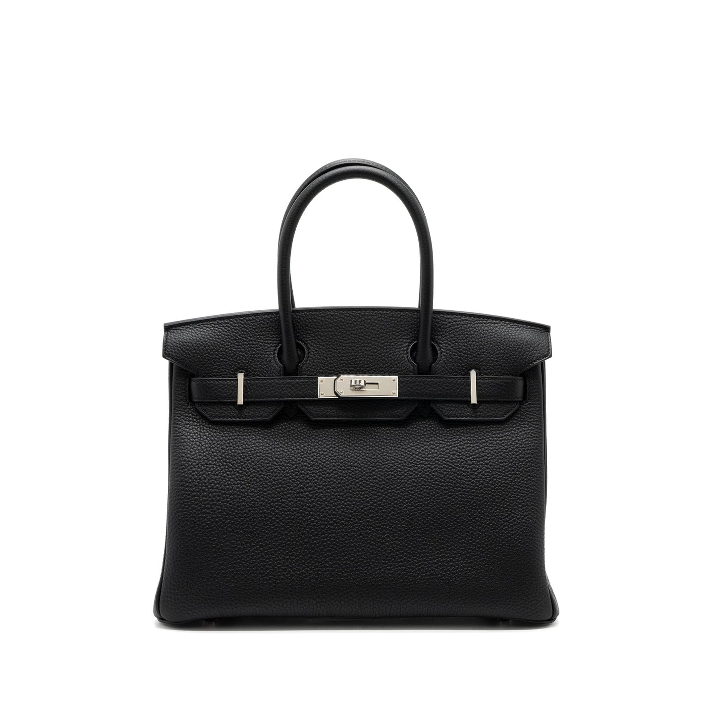 Hermes Birkin 30 Togo Black SHW Stamp U