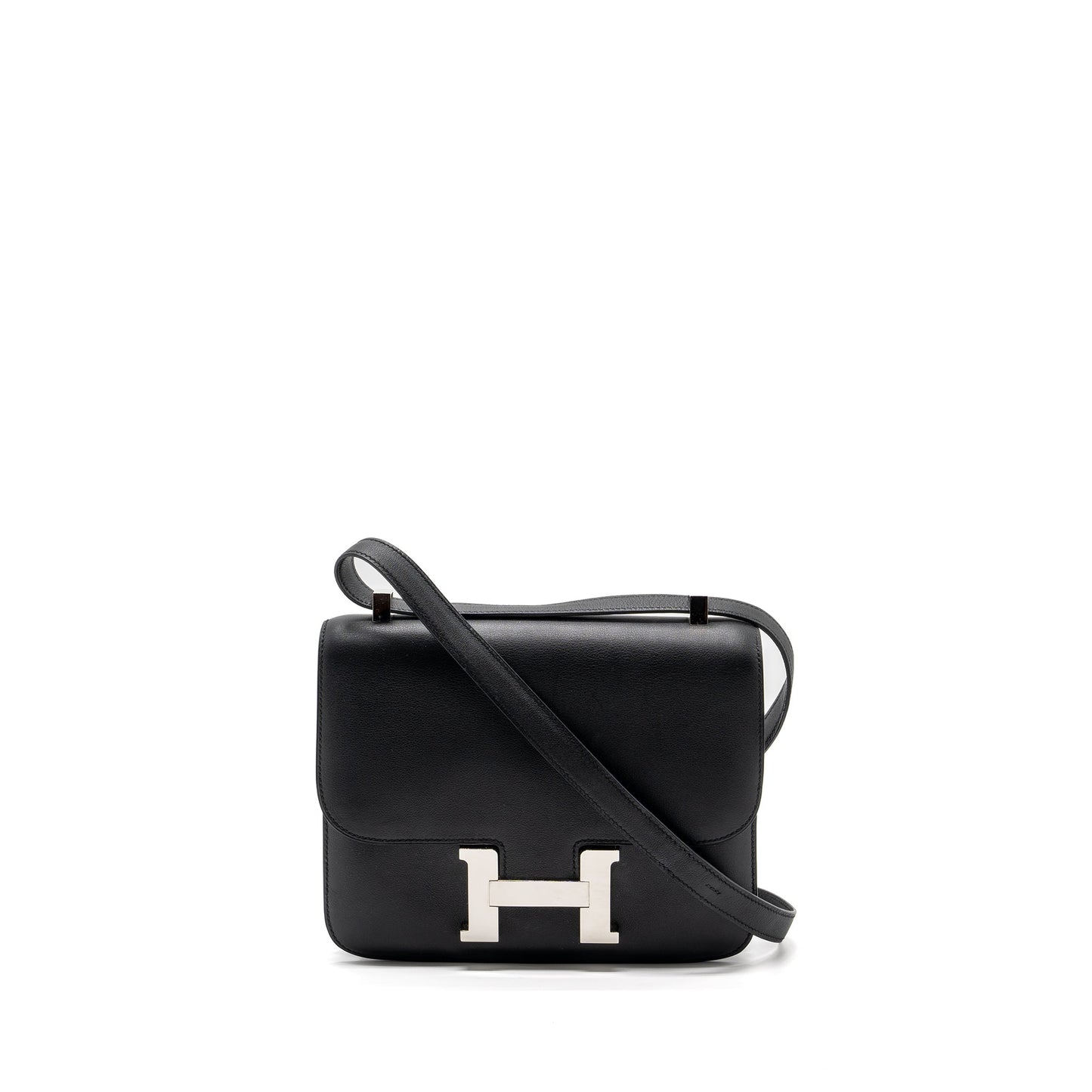 Hermes constance 24 Swift black SHW stamp square O