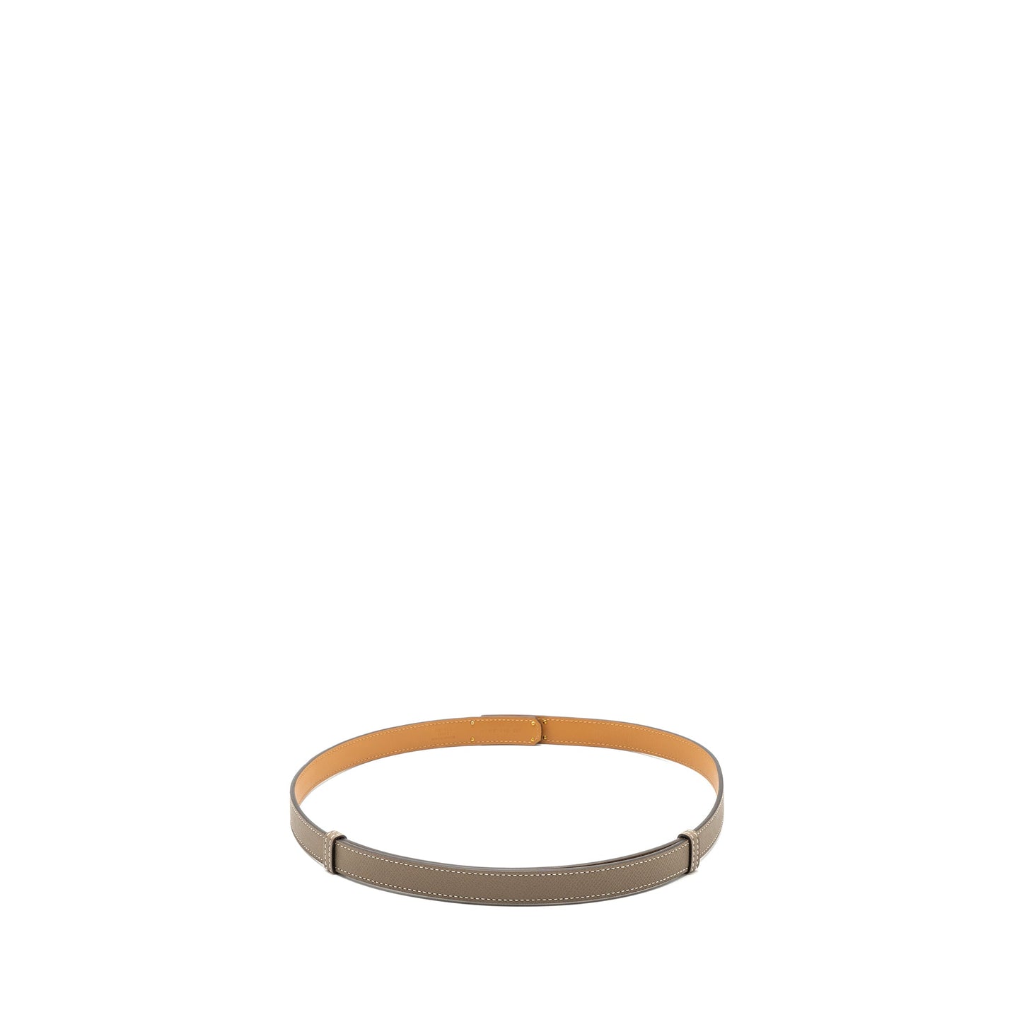 Hermes classic kelly belt epsom etoupe RGHW stamp B