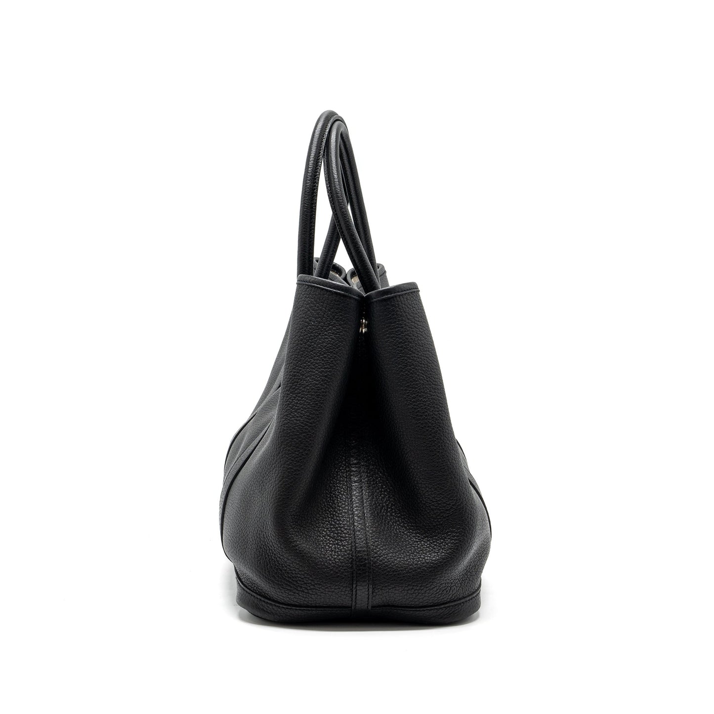 Hermes Garden Party 36 Negonda Black SHW Stamp Square O