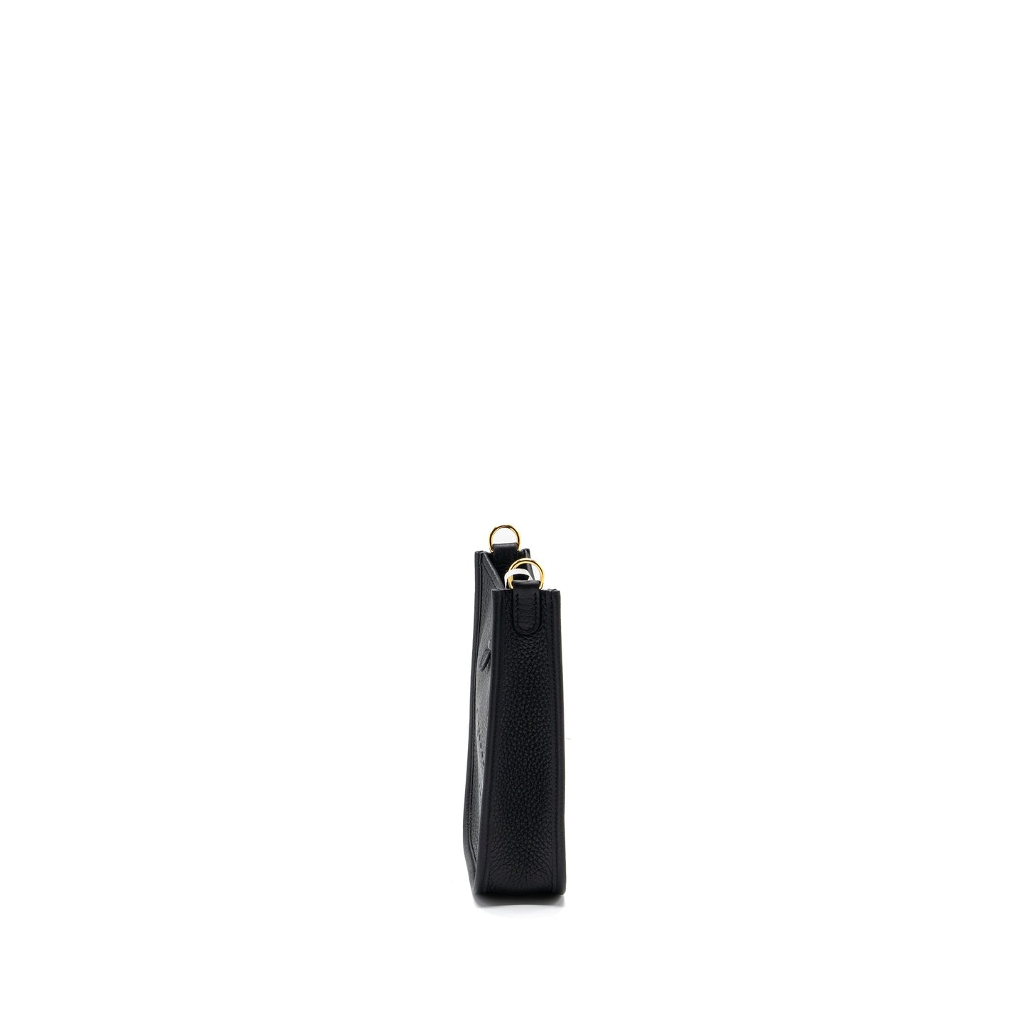 Hermes Mini Evelyn Clemence Black GHW Stamp B