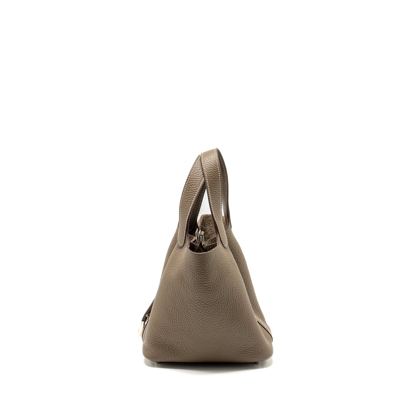 Hermes picotin 18 Clemence Lock bag Etoupe SHW Stamp U