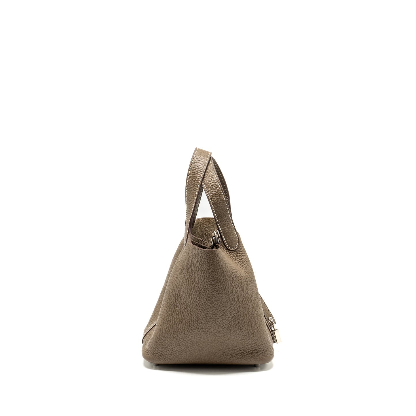 Hermes picotin 18 Clemence Lock bag Etoupe SHW Stamp U