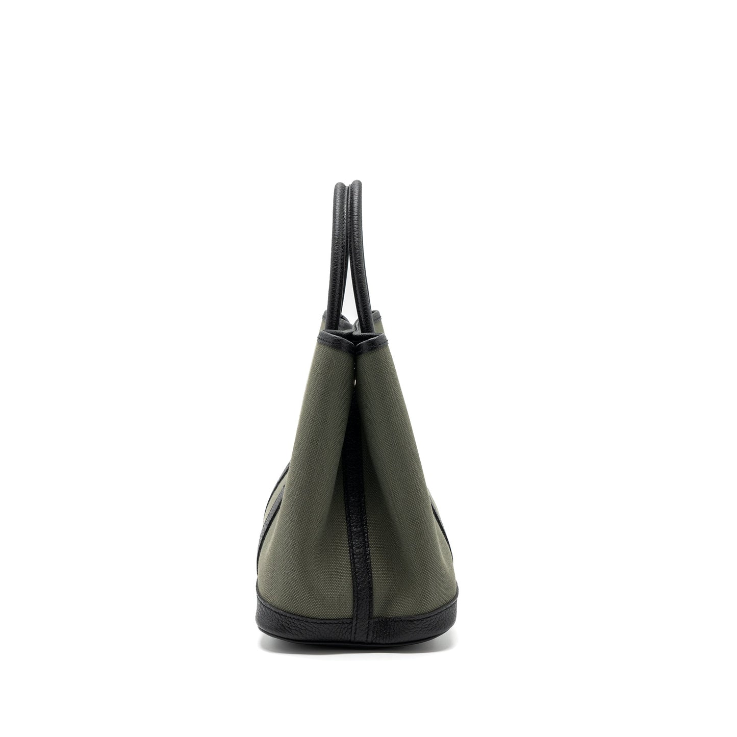 Hermes garden party 30 canvas / negonda vert de cris / black SHW stamp U