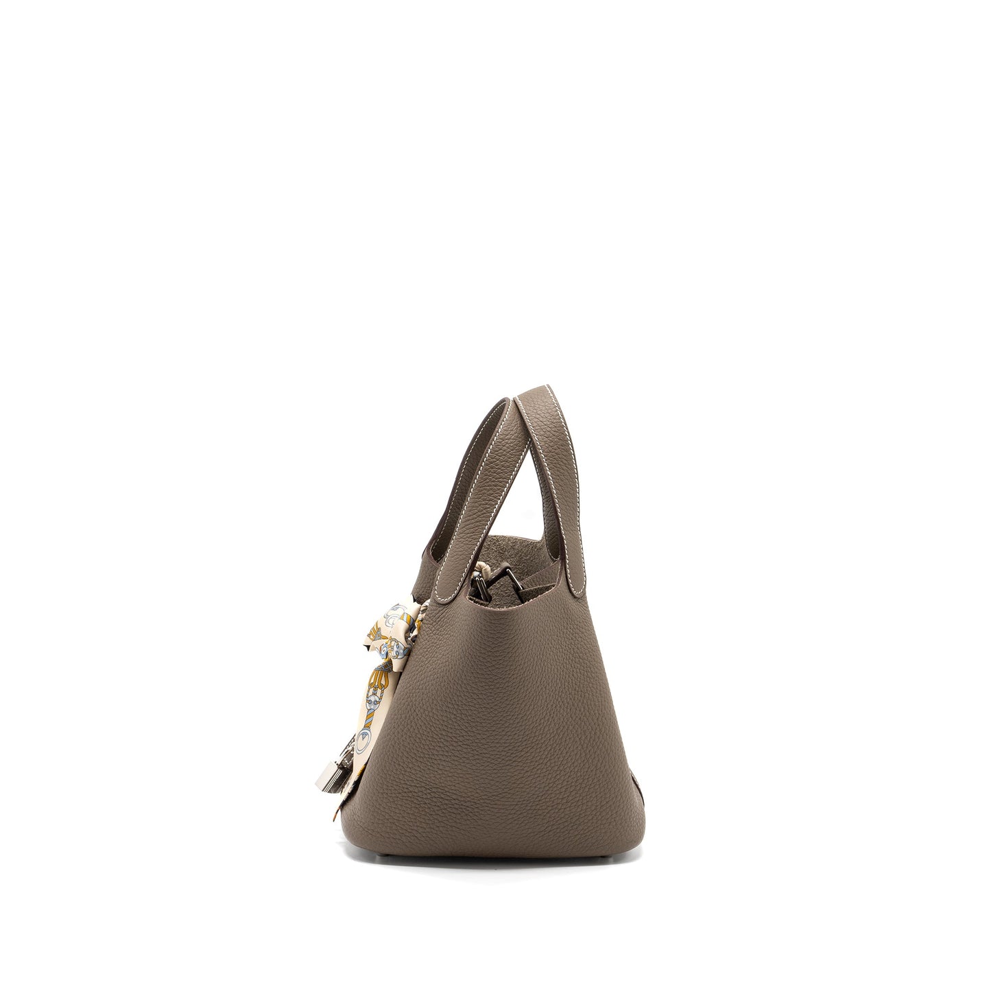 Hermes Picotin 18 Lock Bag Clemence Etoupe SHW Stamp U