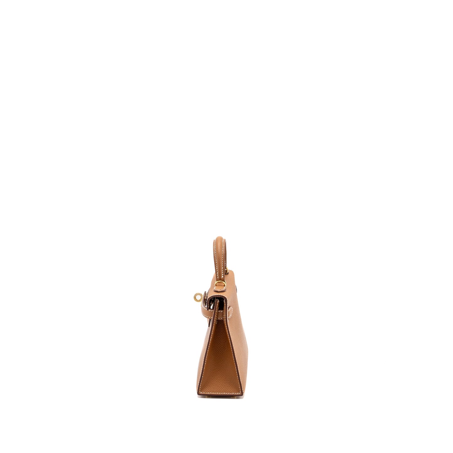 Hermes mini kelly II epsom gold GHW stamp B