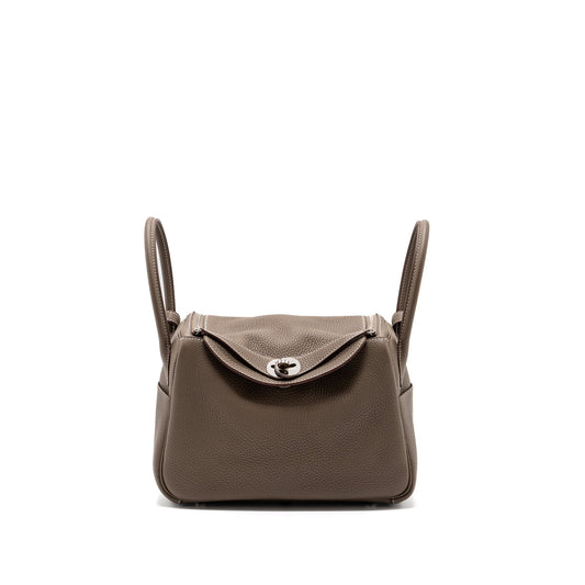 Hermes Lindy 26 Clemence Etoupe SHW Stamp D