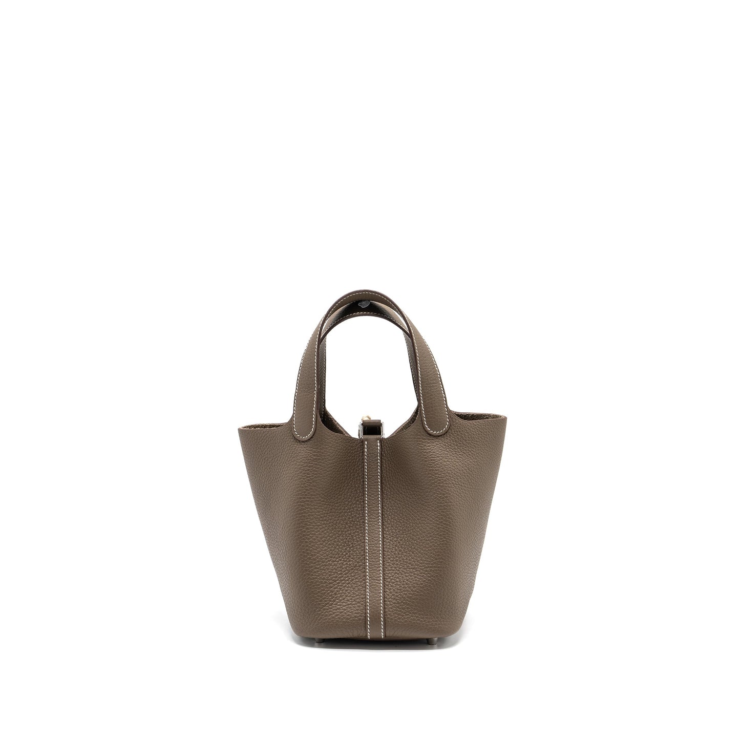 Hermes Picotin 18 Lock Bag Clemence Etoupe SHW Stamp U