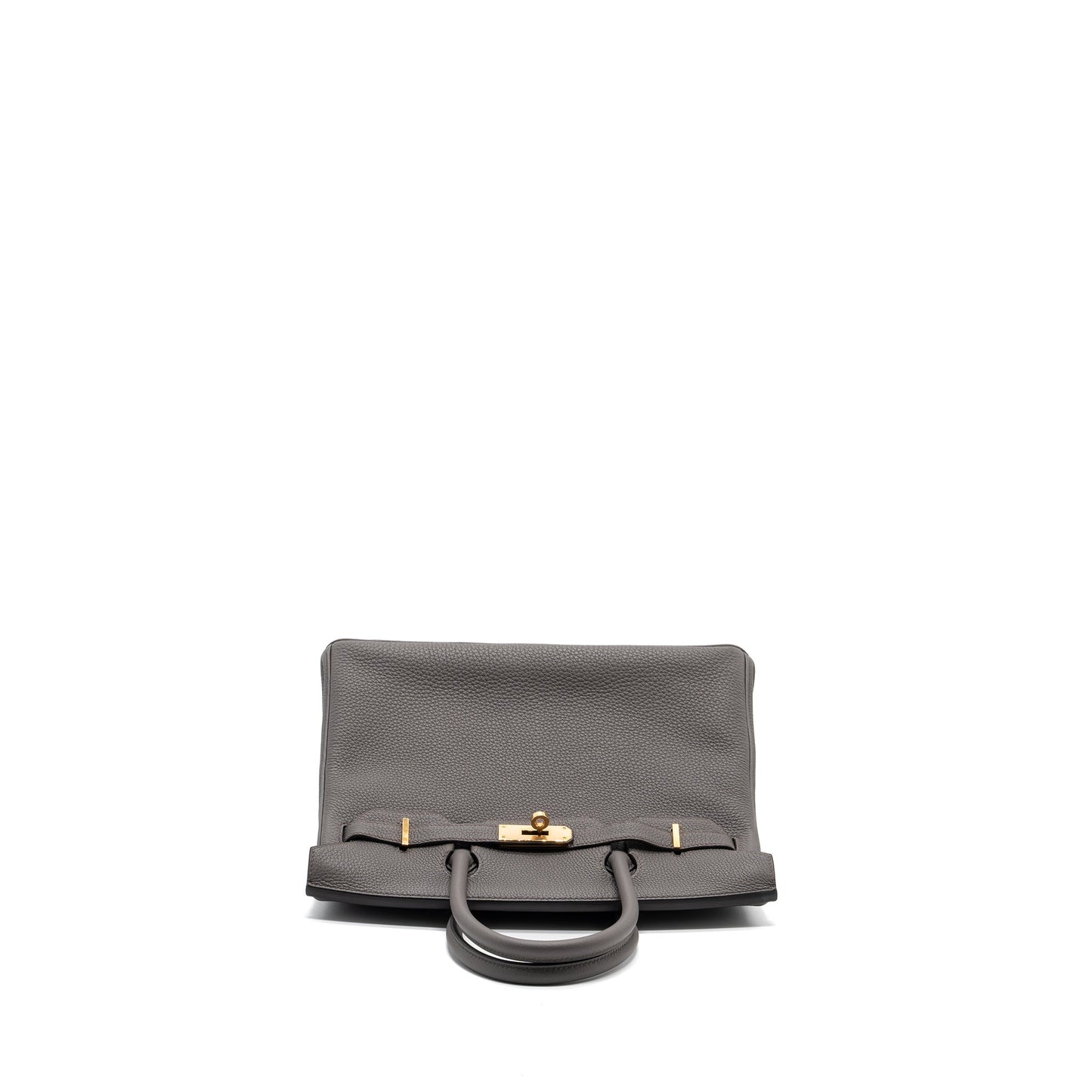 Hermes birkin 30 togo leather gris etain RGHW Stamp D