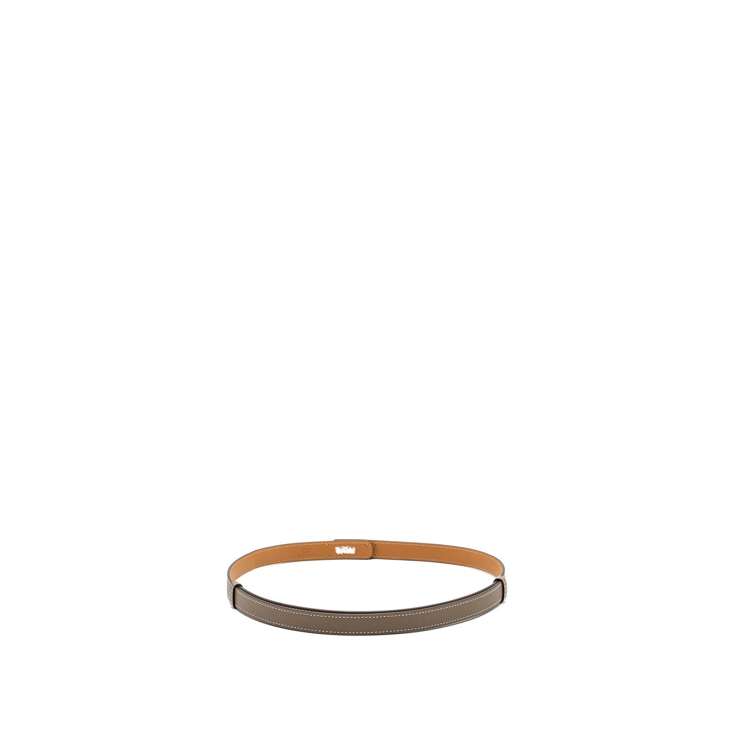 Hermes classic kelly belt Epsom etoupe GHW stamp B