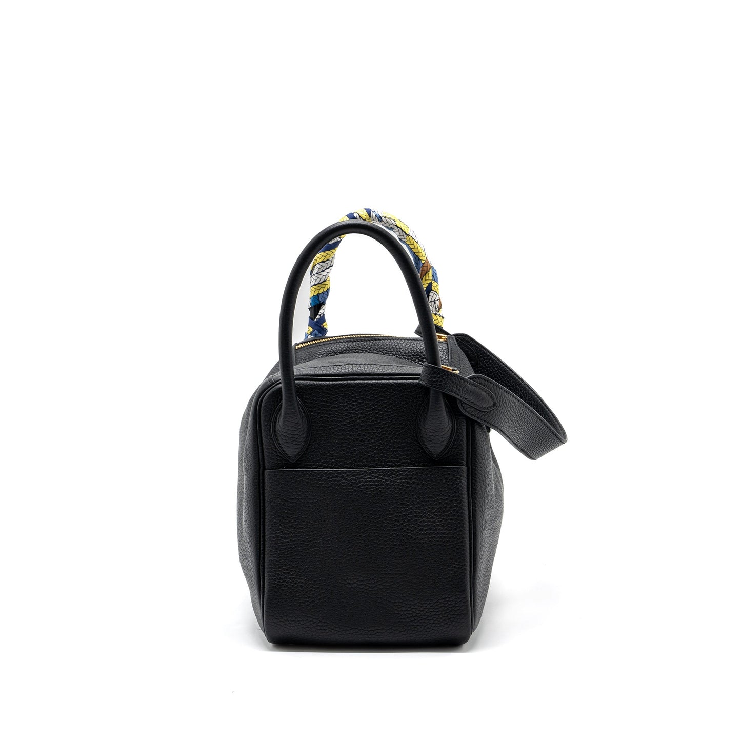 Hermes lindy 30 clemence black GHW stamp D