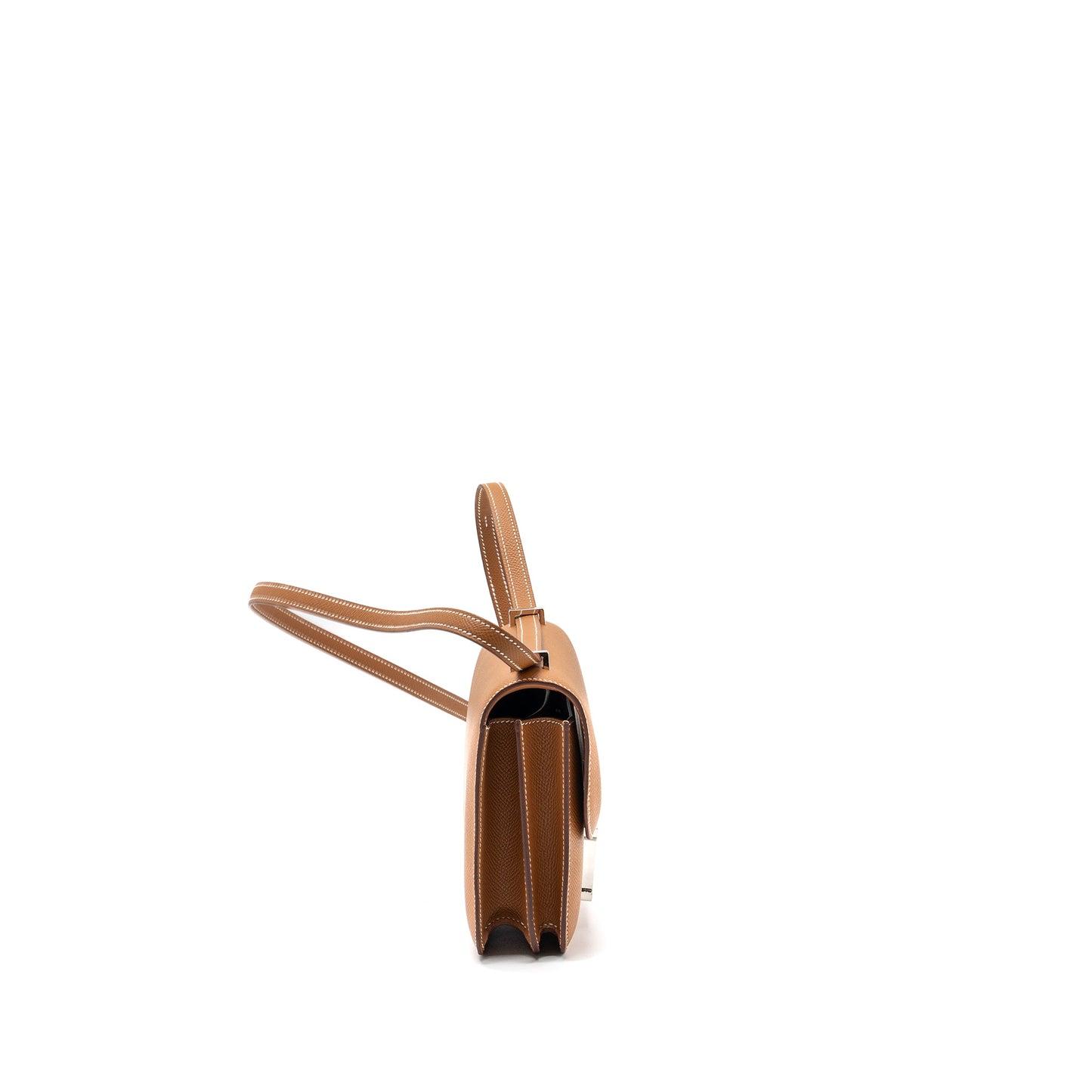 Hermes mini constance epsom gold SHW stamp U (New Version)